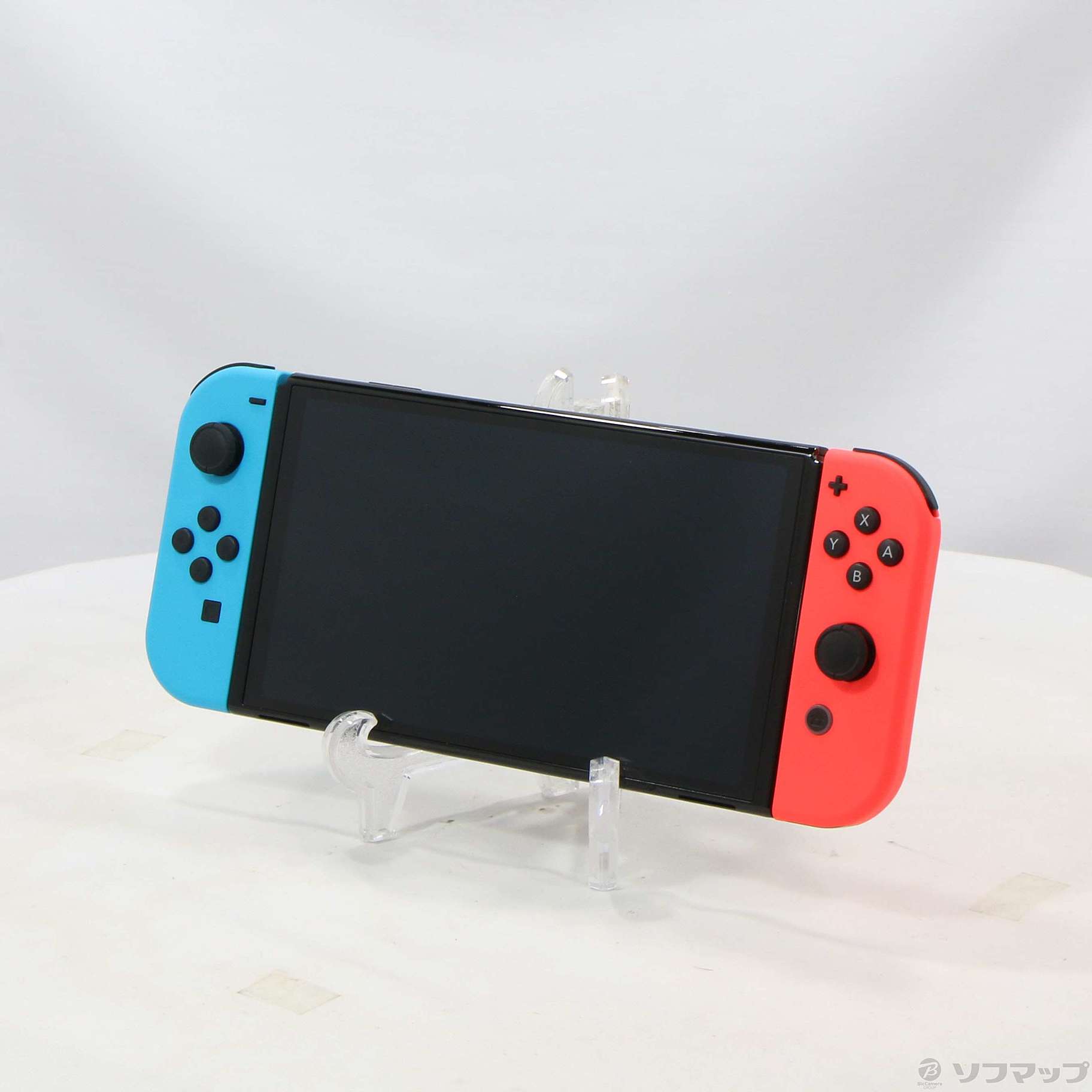 中古】Nintendo Switch 有機ELモデル Joy-Con(L) ネオンブルー／(R