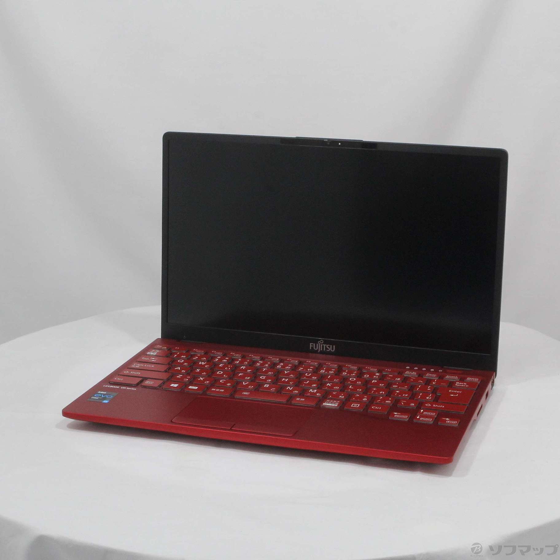 中古】〔展示品〕 LIFEBOOK UH90／F3 FMVU90F3R ガーネットレッド