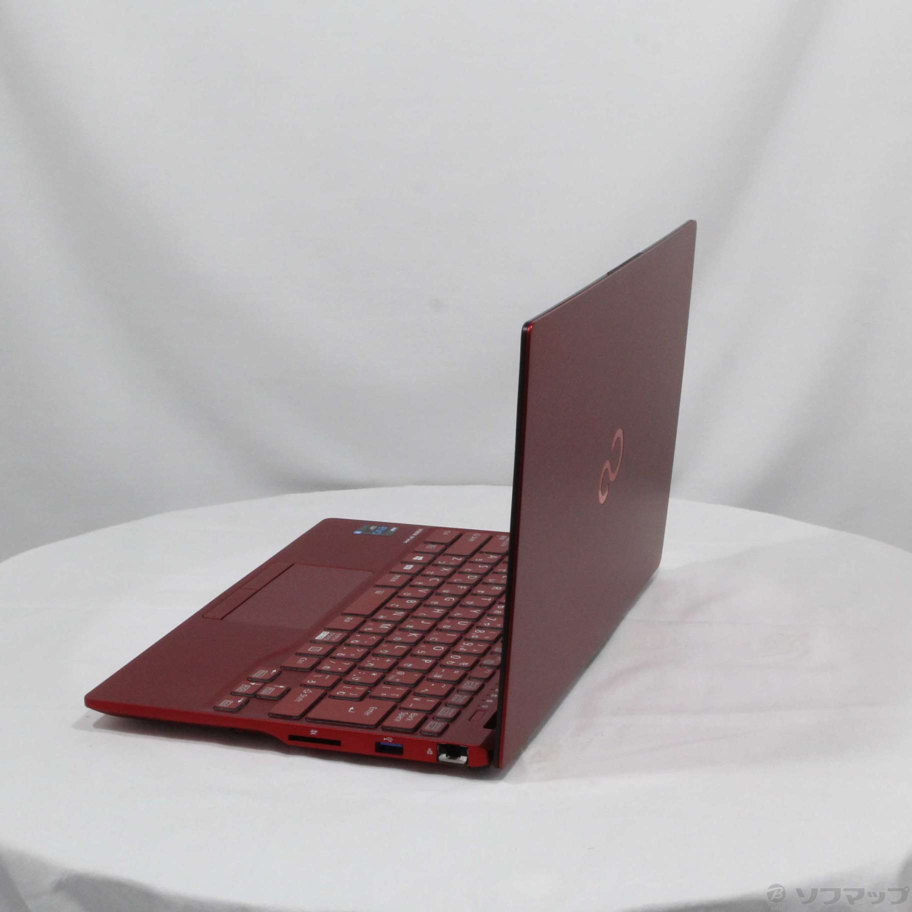 中古】〔展示品〕 LIFEBOOK UH90／F3 FMVU90F3R ガーネットレッド