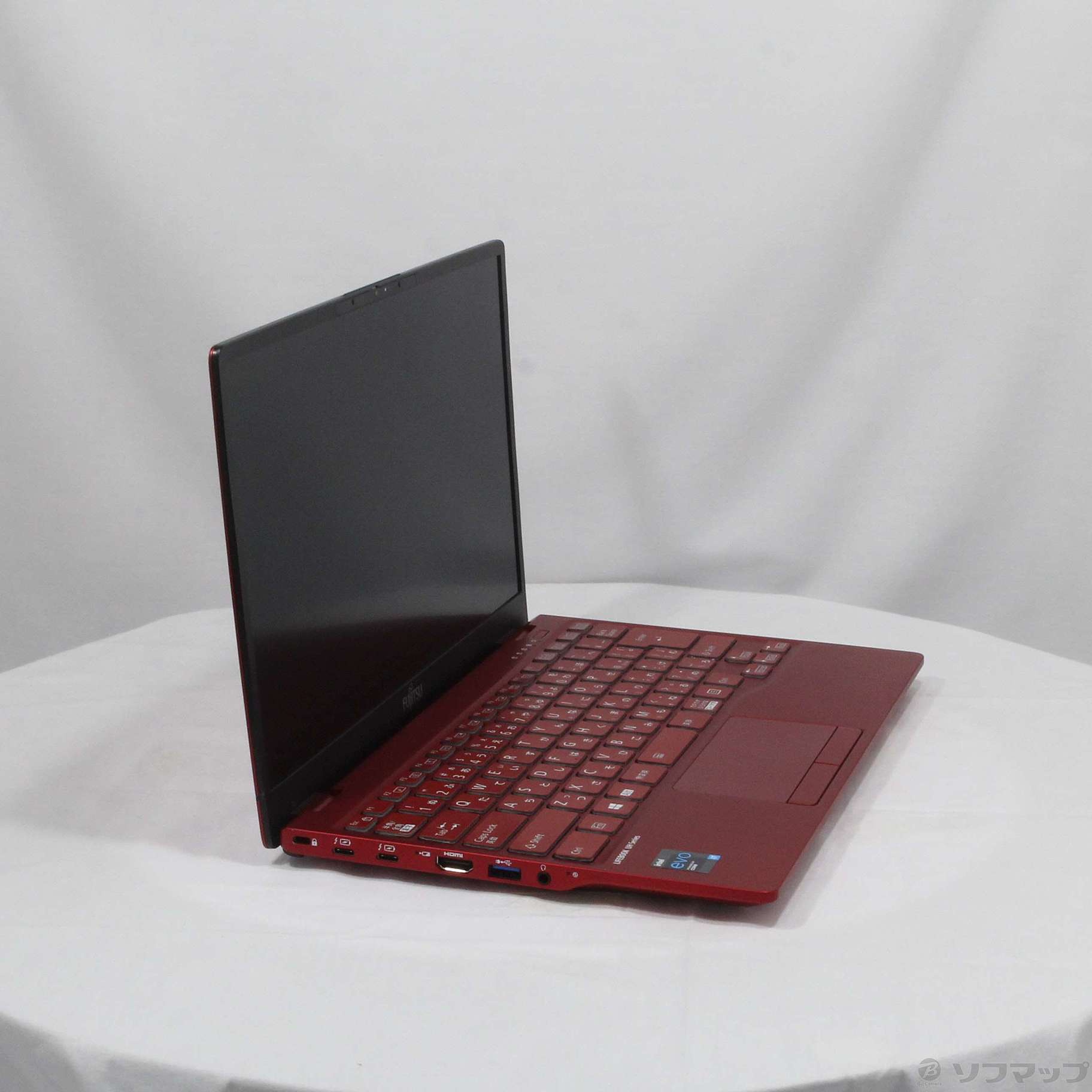 中古】〔展示品〕 LIFEBOOK UH90／F3 FMVU90F3R ガーネットレッド