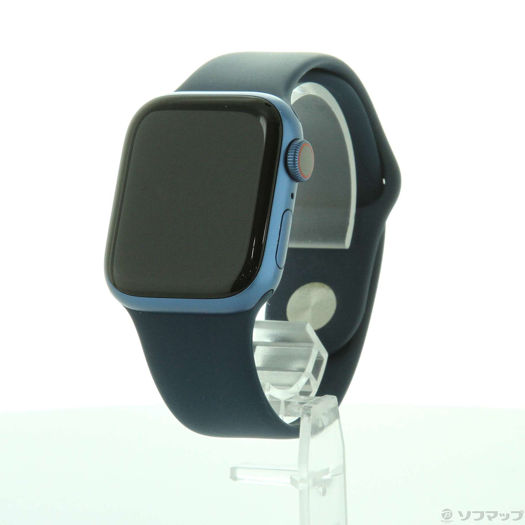 Apple Watch Series 7 GPS + Cellular 41mm ブルーアルミニウムケース アビスブルースポーツバンド