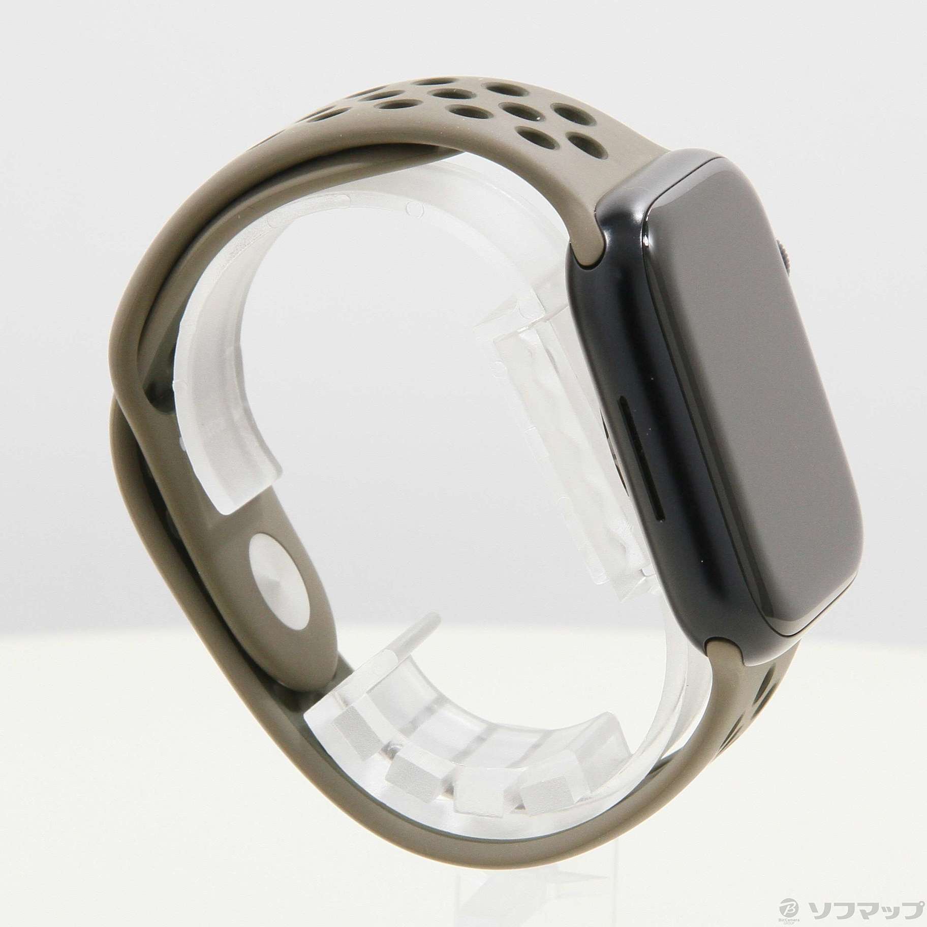 Apple Watch Series 7 Nike GPS 45mm ミッドナイトアルミニウムケース オリーブグレイ／カーゴカーキNikeスポーツバンド