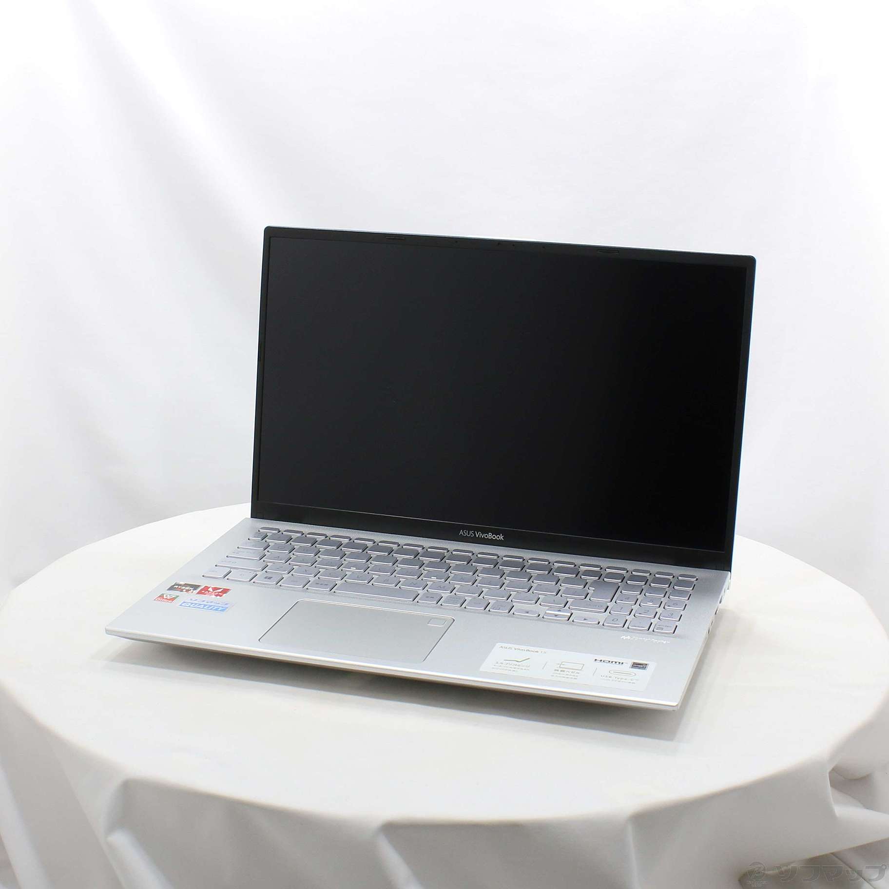 中古】VivoBook 15 X512DA X512DA-BC884TS トランスペアレントシルバー