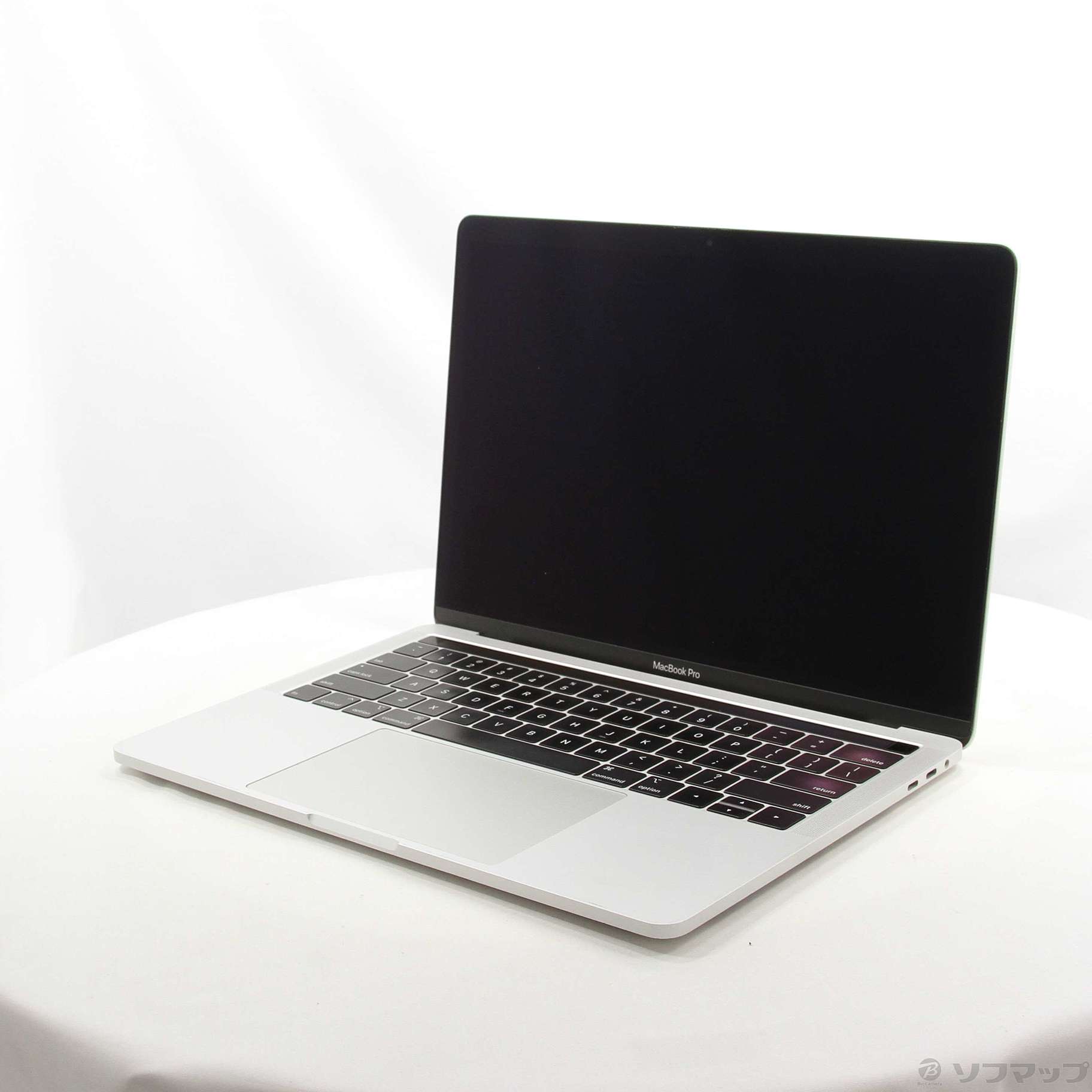 (中古)Apple MacBook Pro 13.3-inch Mid 2018 MR9V2J/A Core_i7 2.7GHz 16GB SSD512GB シルバー (10.15 Catalina)(348-ud)