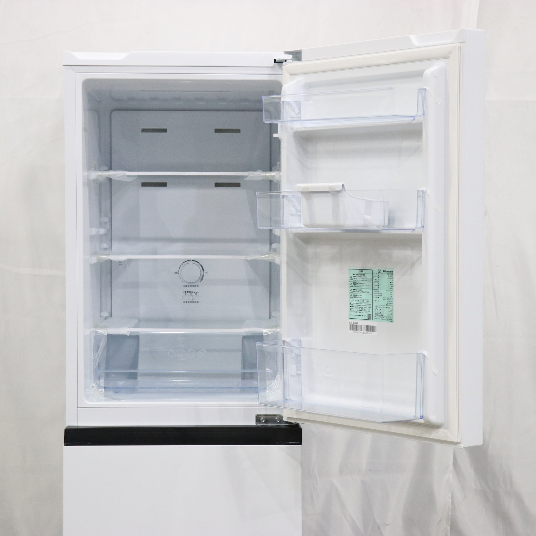 〔展示品〕 冷蔵庫 ホワイト HR-D16F ［約48.1cm ／2ドア ／右開きタイプ ／162L ／2022年］