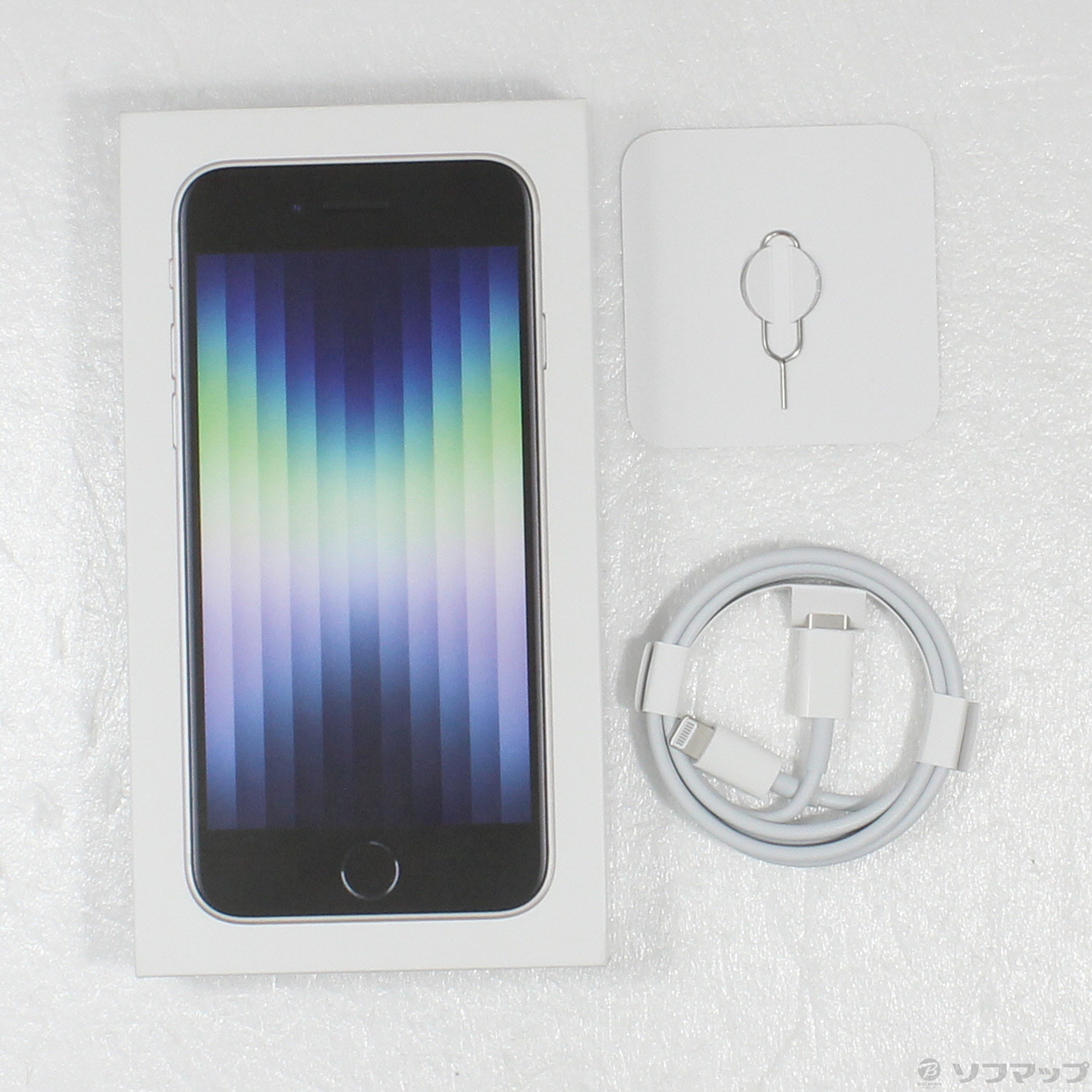 中古】iPhone SE 第3世代 64GB スターライト MMYD3J／A SIMフリー