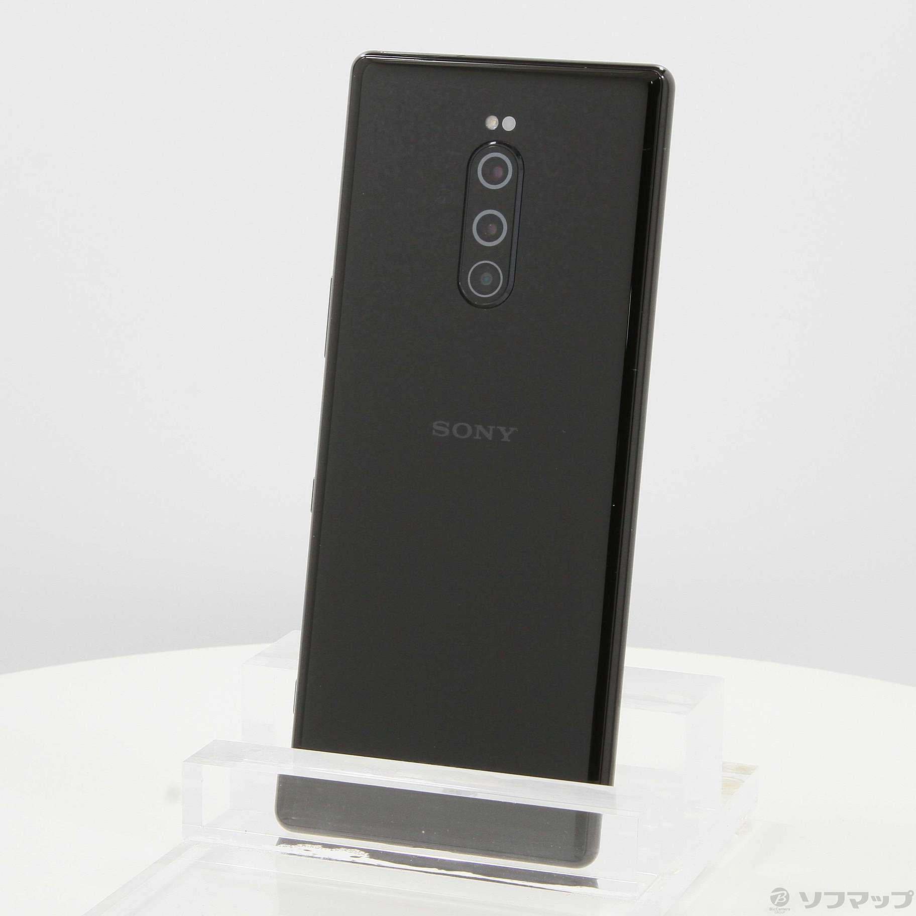 中古】Xperia 1 64GB ブラック SOV40 auロック解除SIMフリー