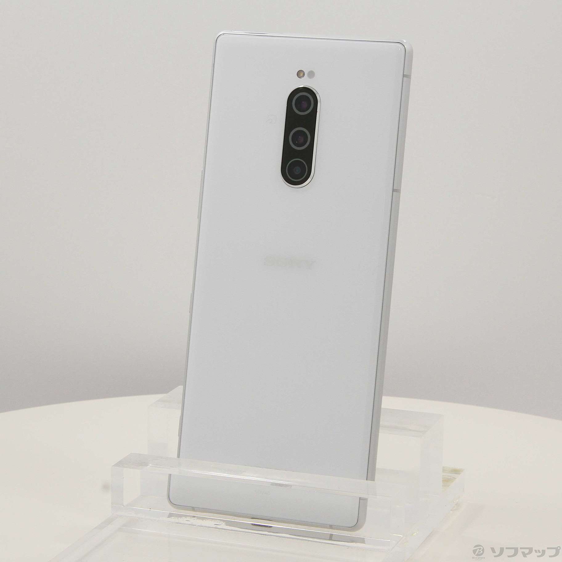 Xperia 1 ホワイト 64GB au simロック解除済 - スマートフォン本体