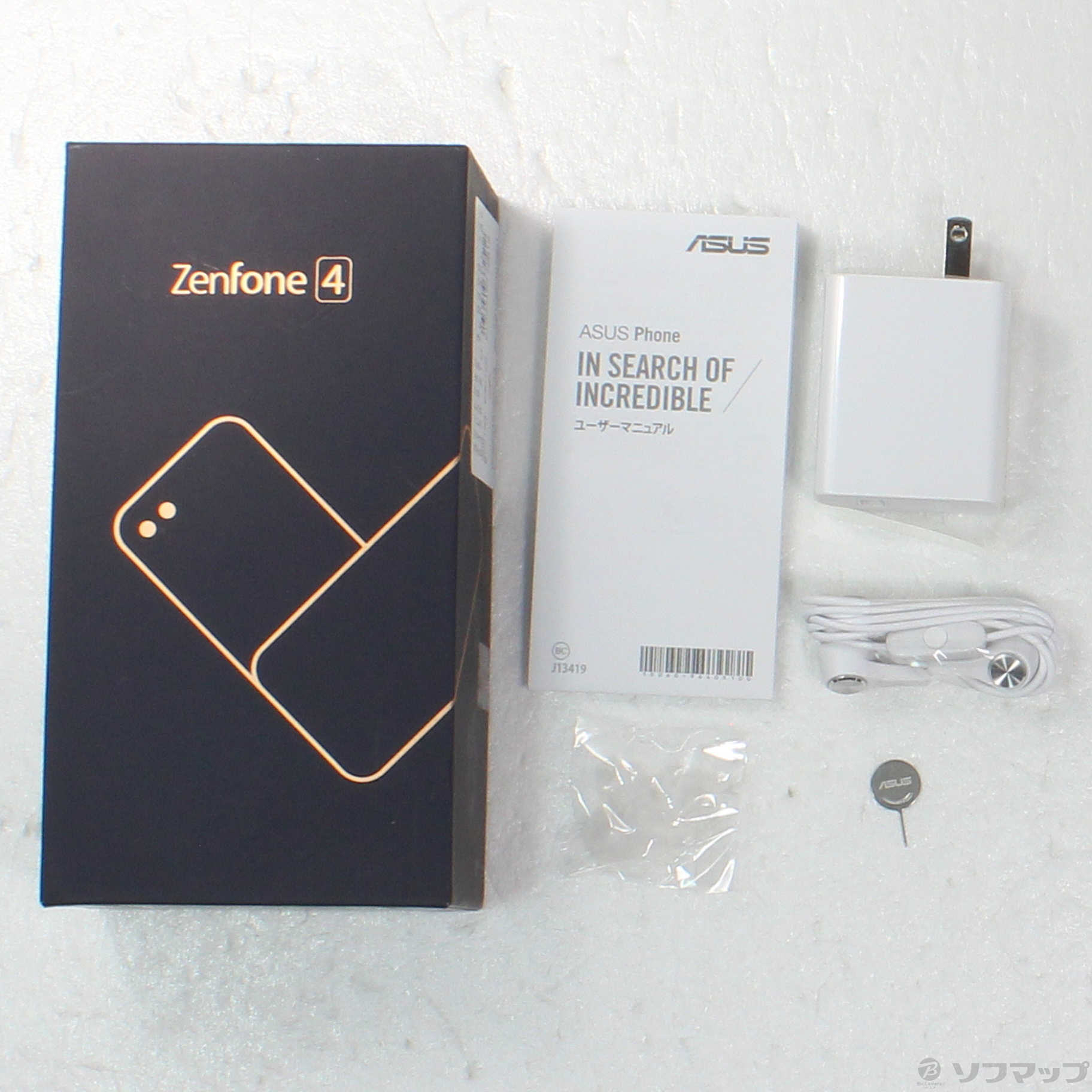 中古】ZenFone 4 64GB ミッドナイトブラック ZE554KL-BK64S6 SIMフリー