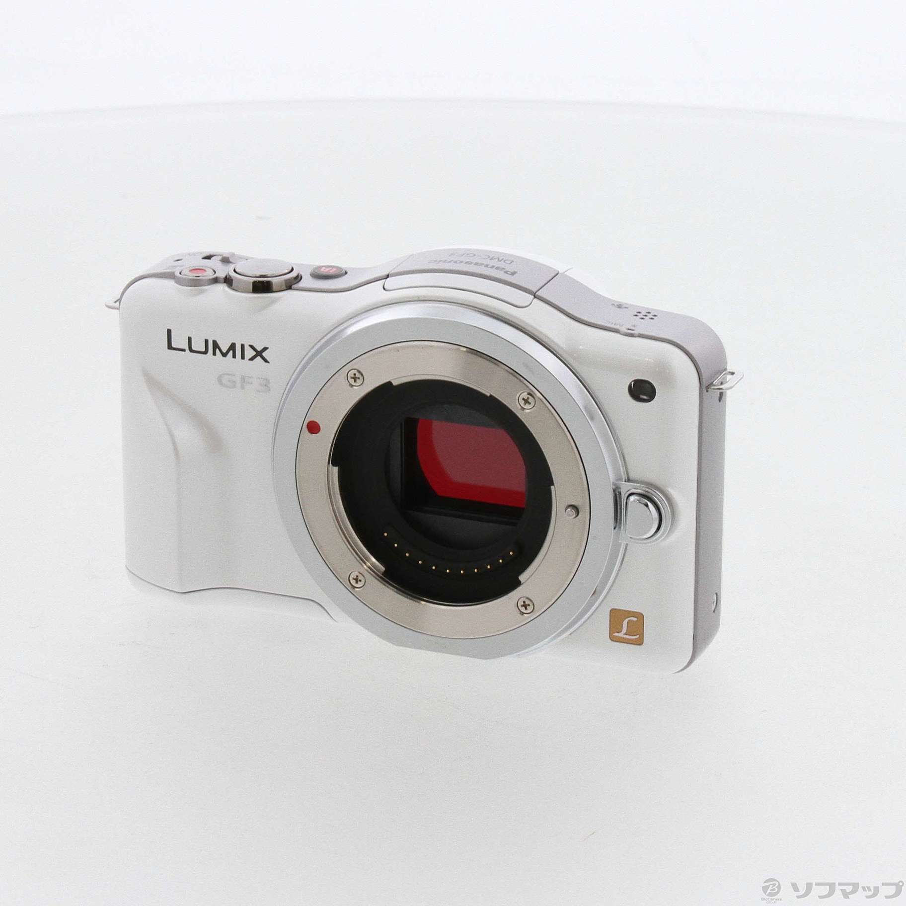 中古】LUMIX DMC-GF3-W ボディ シェルホワイト [2133049376725