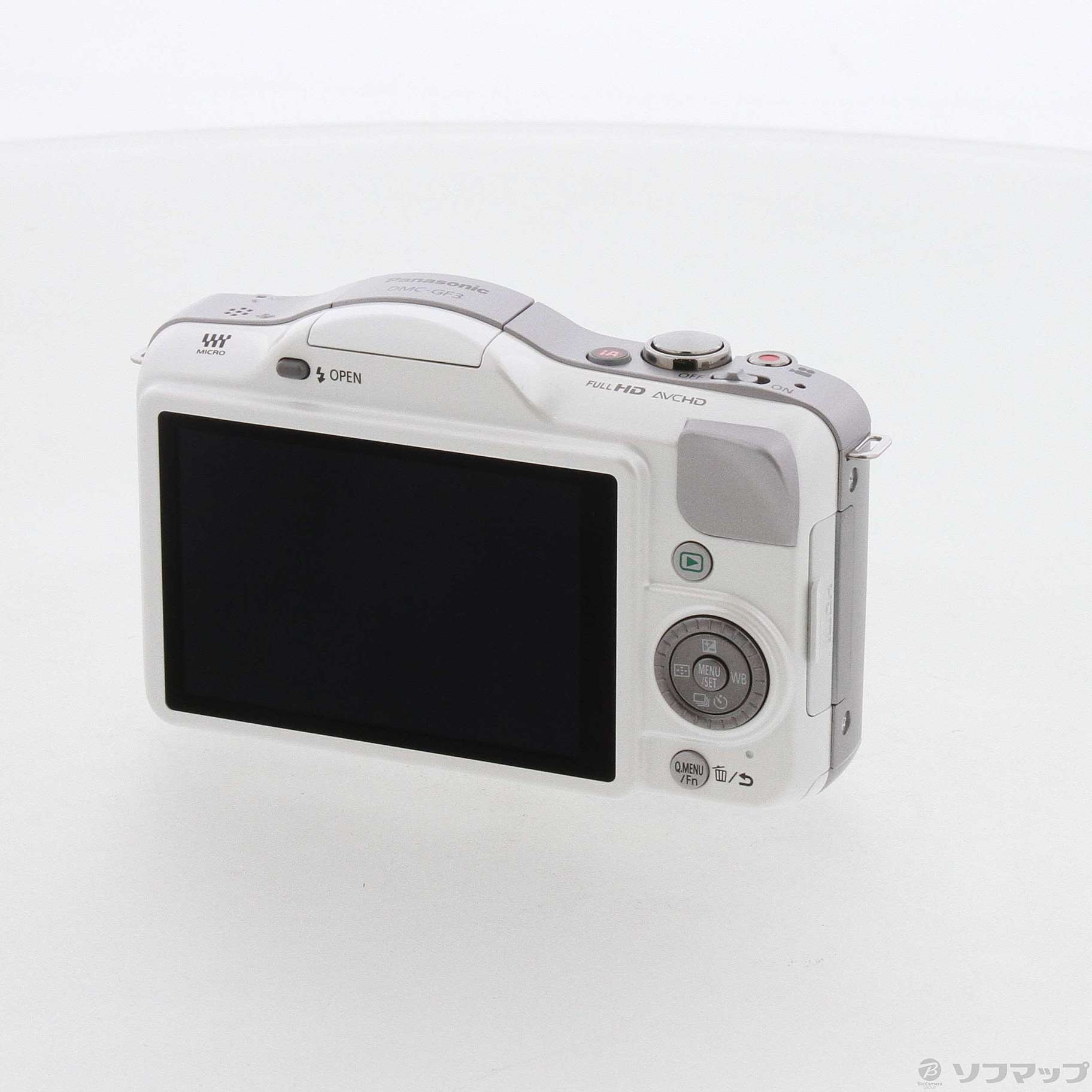 中古】LUMIX DMC-GF3-W ボディ シェルホワイト [2133049376725