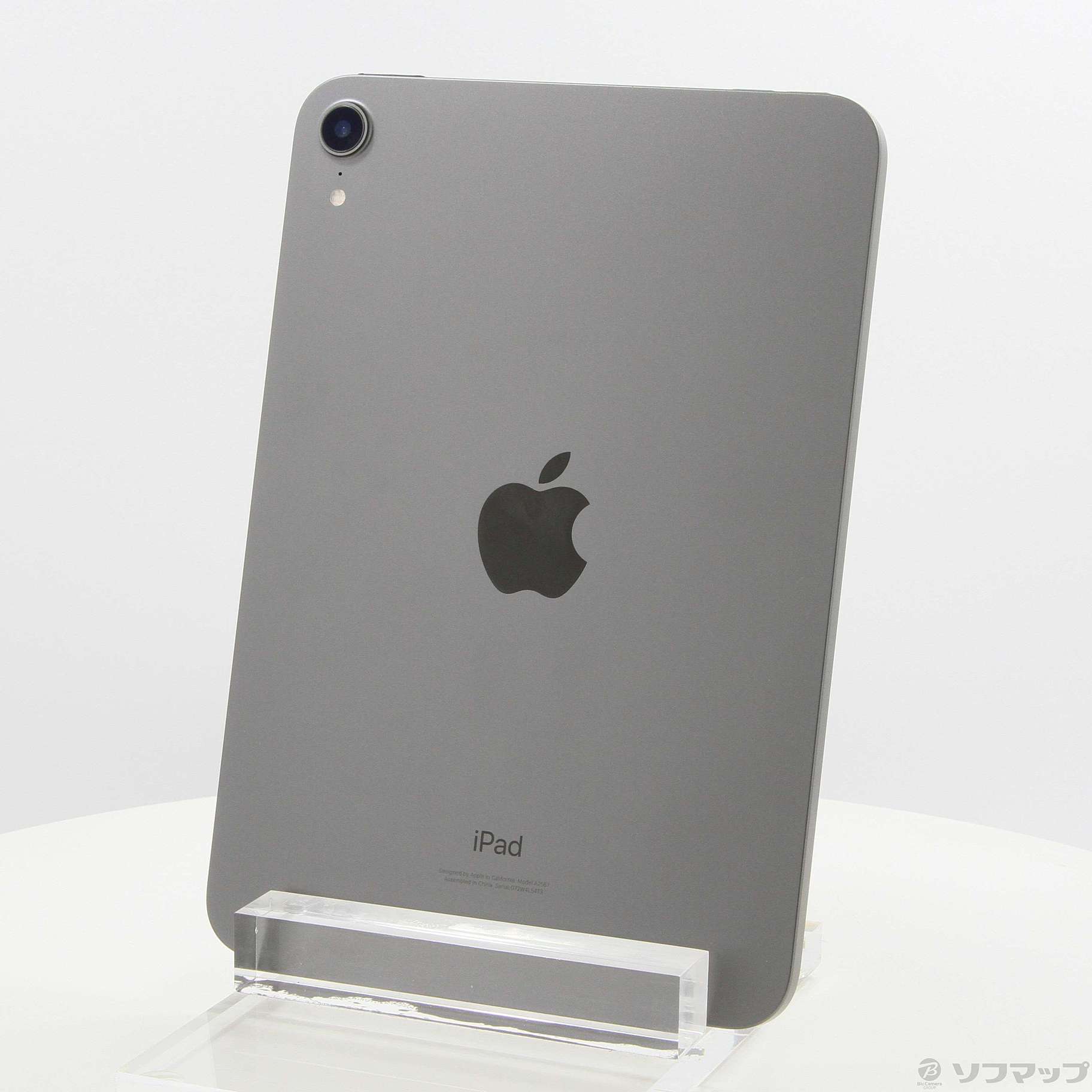 中古】iPad mini 第6世代 64GB スペースグレイ MK7M3J／A Wi-Fi