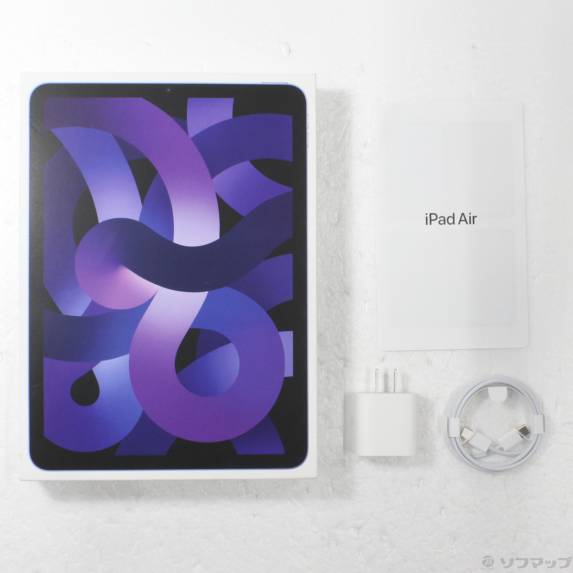 中古】iPad Air 第5世代 64GB パープル MME23J／A Wi-Fi