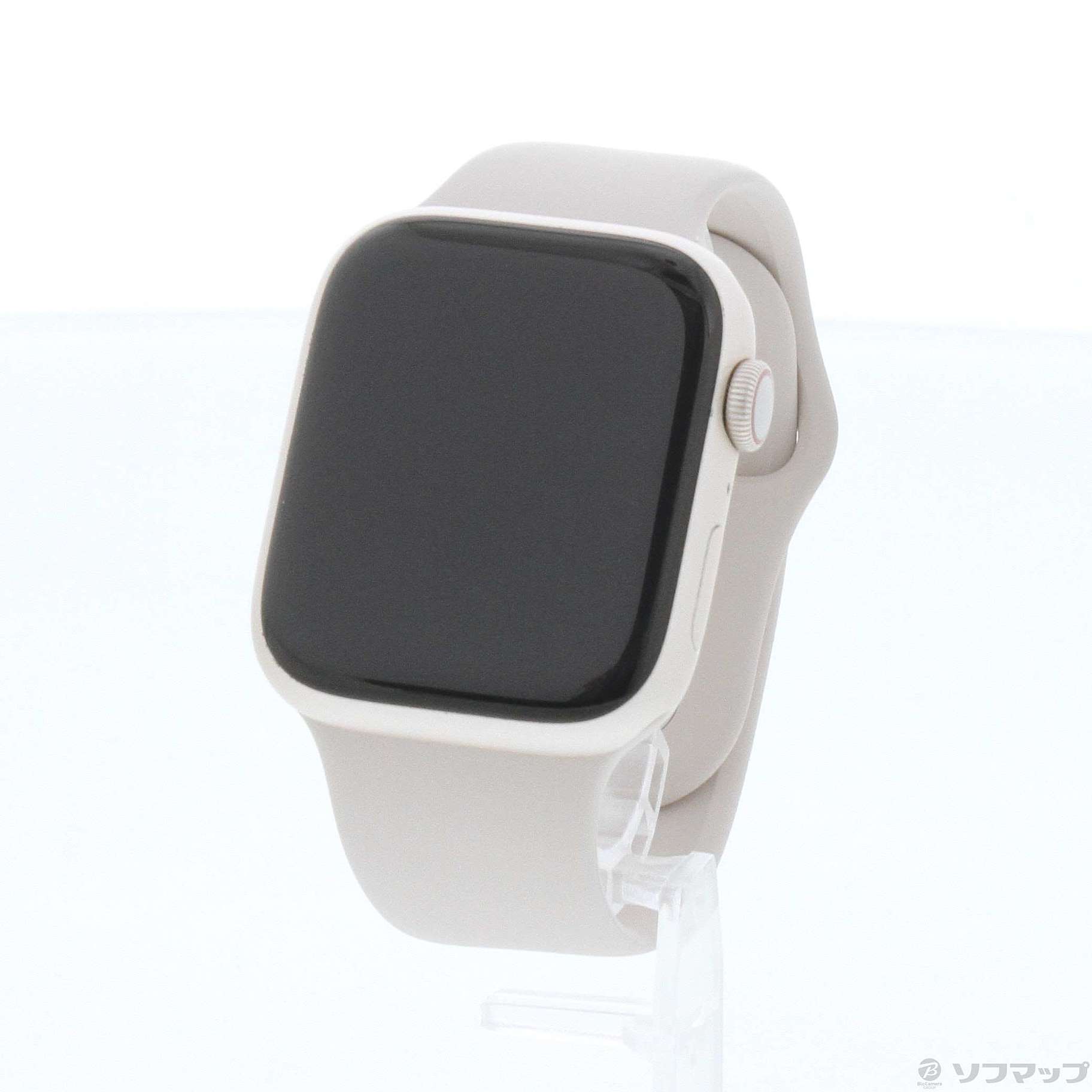 Apple Watch Series 7 GPS + Cellular 45mm スターライトアルミニウムケース スターライトスポーツバンド