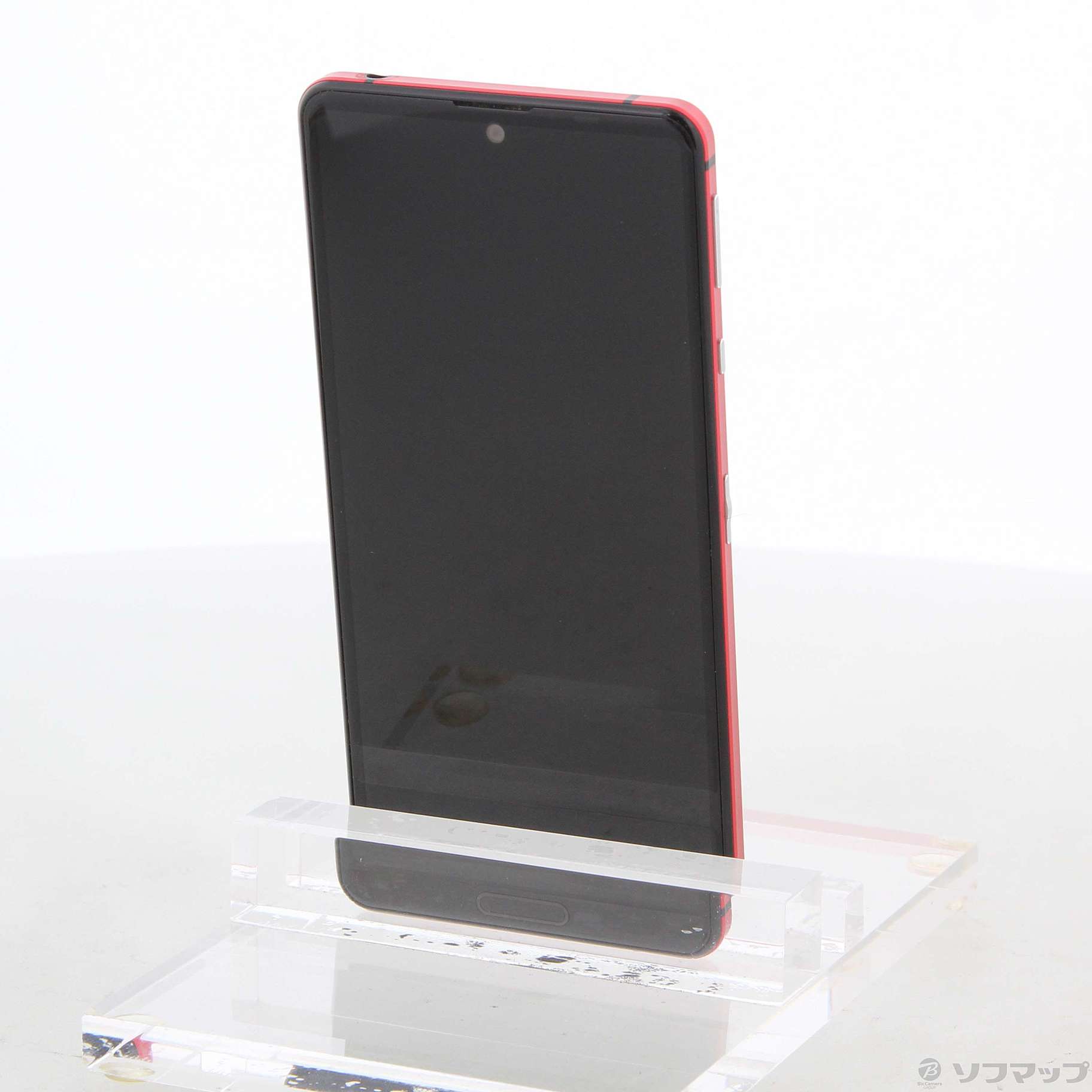 中古】AQUOS sense4 64GB レッド SH-41A docomoロック解除SIMフリー