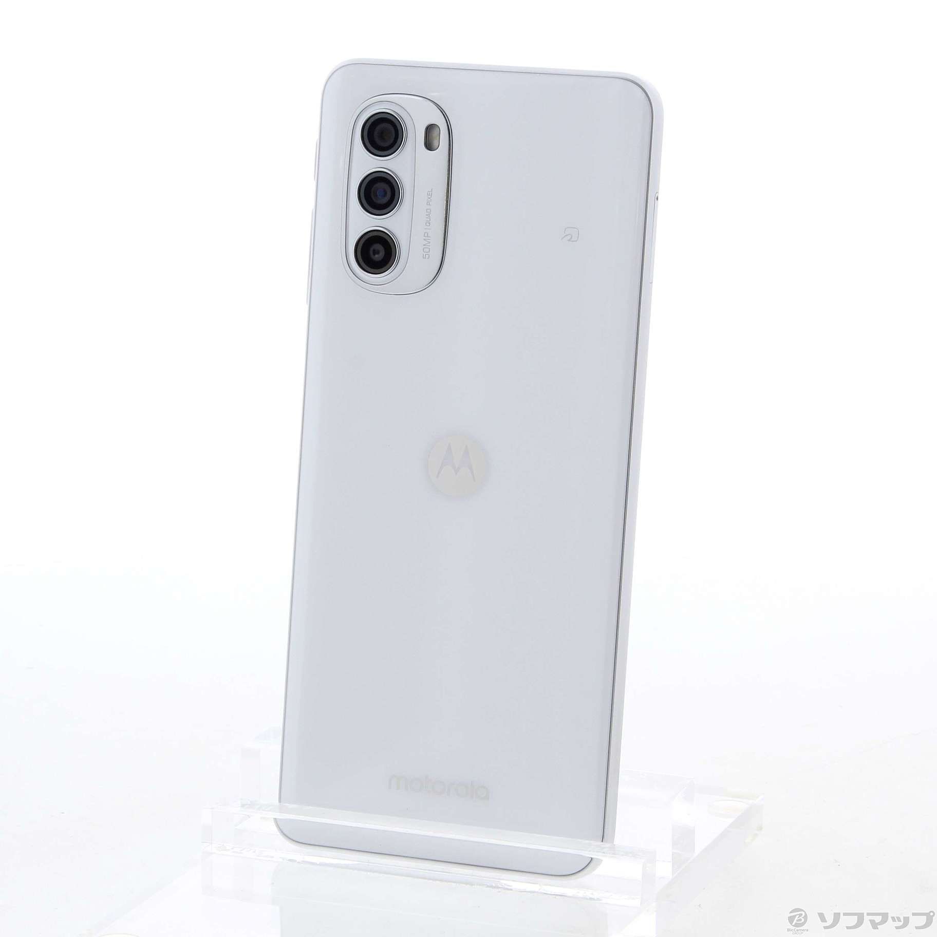 中古】moto g52j 5G 128GB パールホワイト PATM0001JP SIMフリー