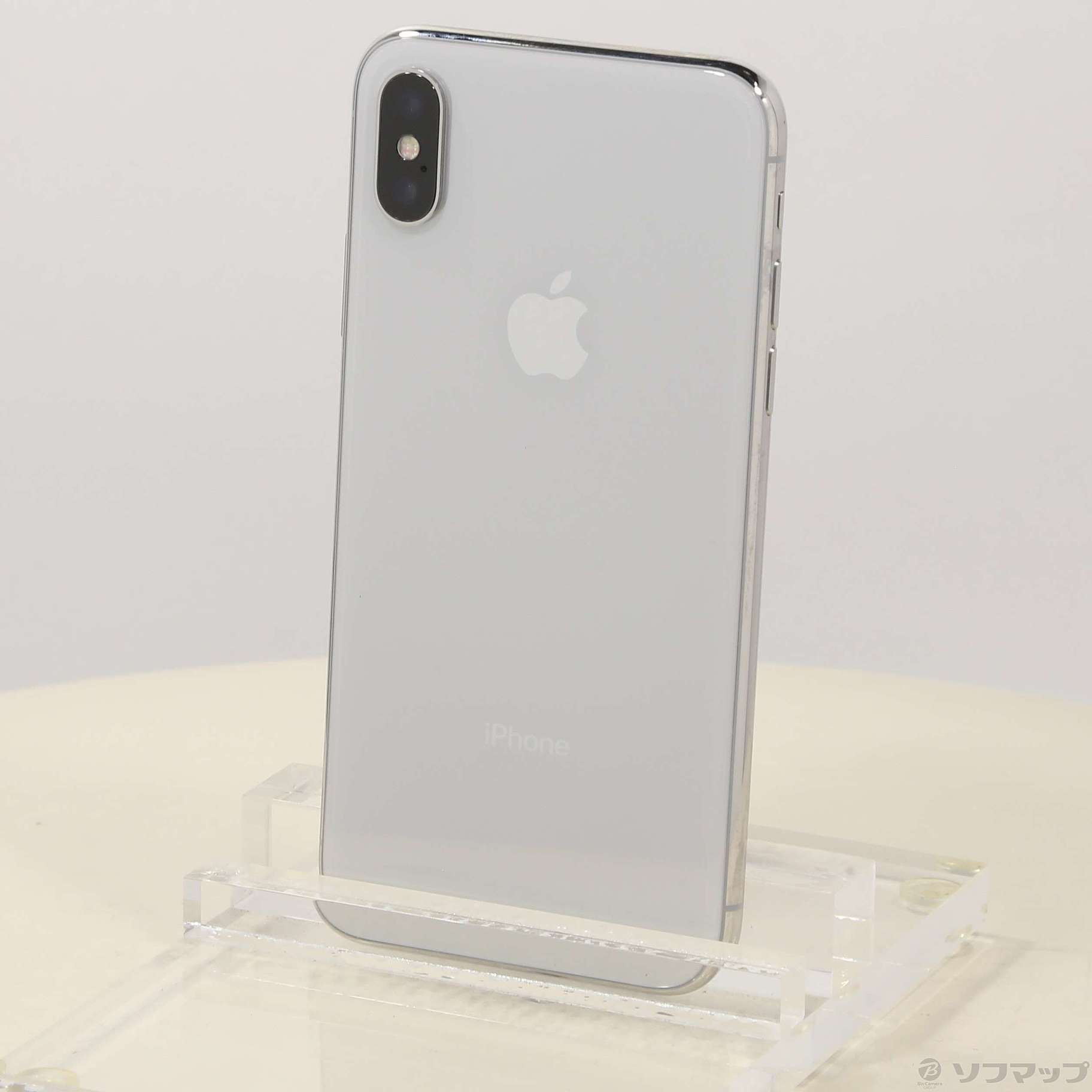 中古】iPhoneX 256GB シルバー MQC22J／A SIMフリー [2133049420695