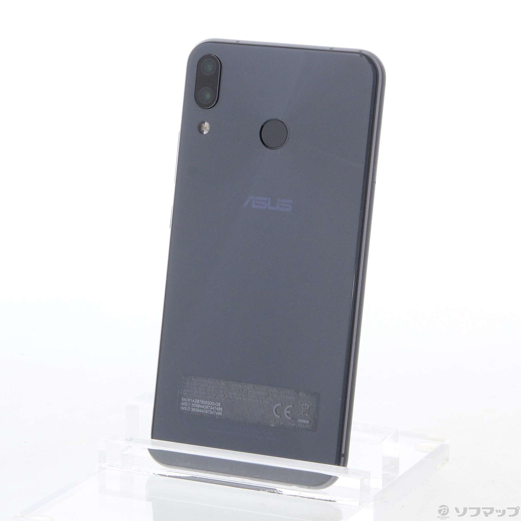 中古】ZenFone 5Z 128GB シャイニーブラック ZS620KL-BK128S6 SIMフリー [2133049421609] -  リコレ！|ビックカメラグループ ソフマップの中古通販サイト
