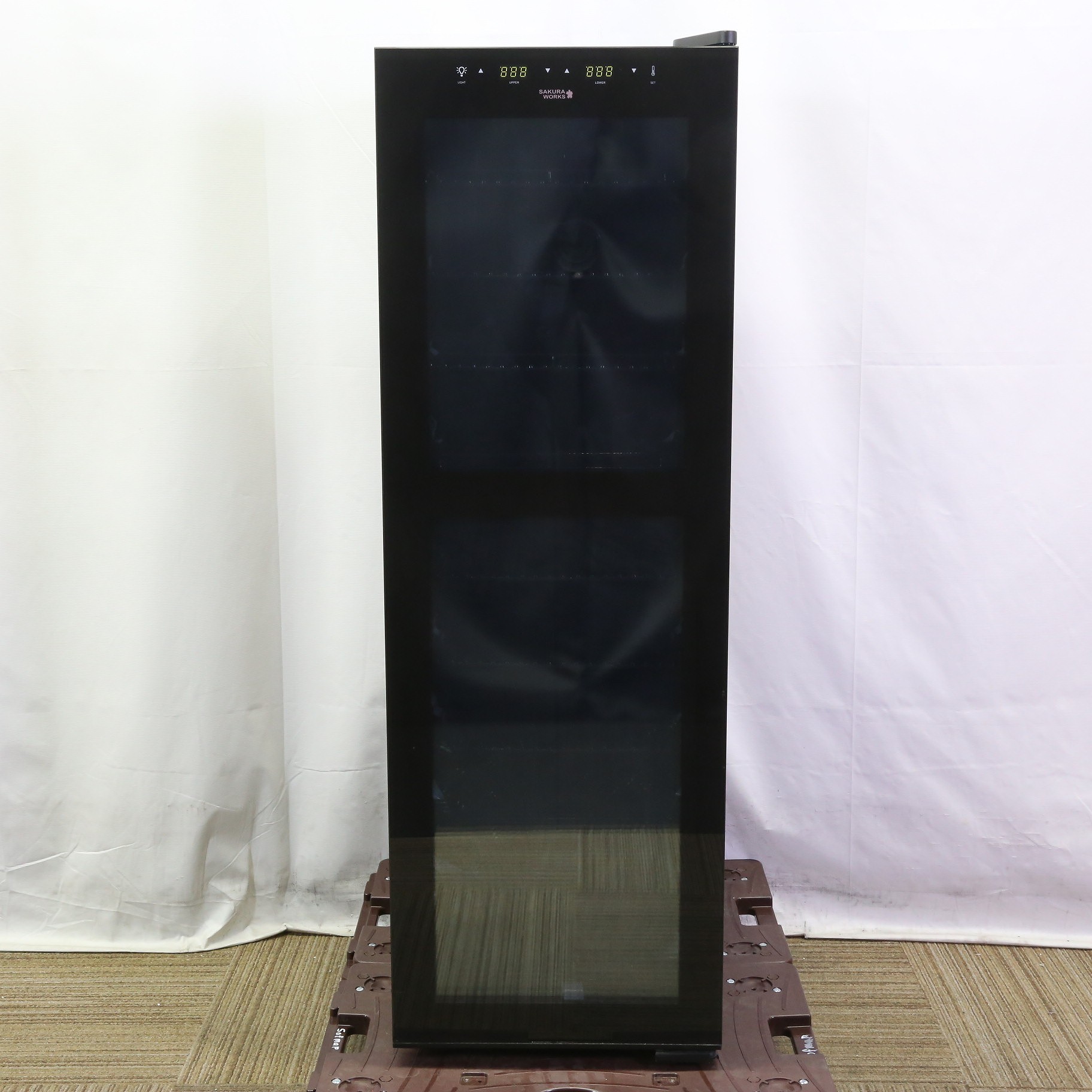 さくら製作所 SB38 ブラック ZERO CLASS Smart ワインセラー 97L 38本 