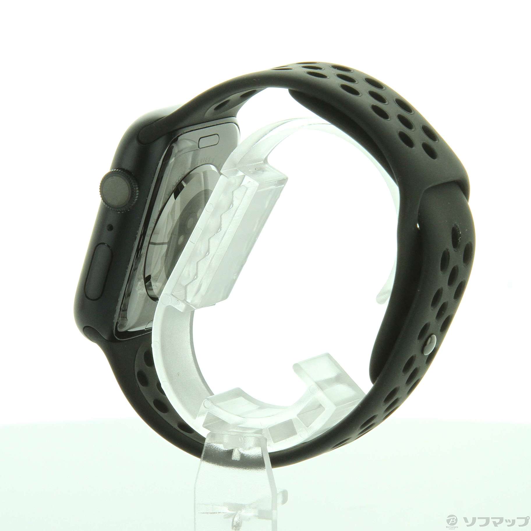 Apple Watch Series 8 GPS 45mm ミッドナイトアルミニウムケース ブラック／ブラックNikeスポーツバンド