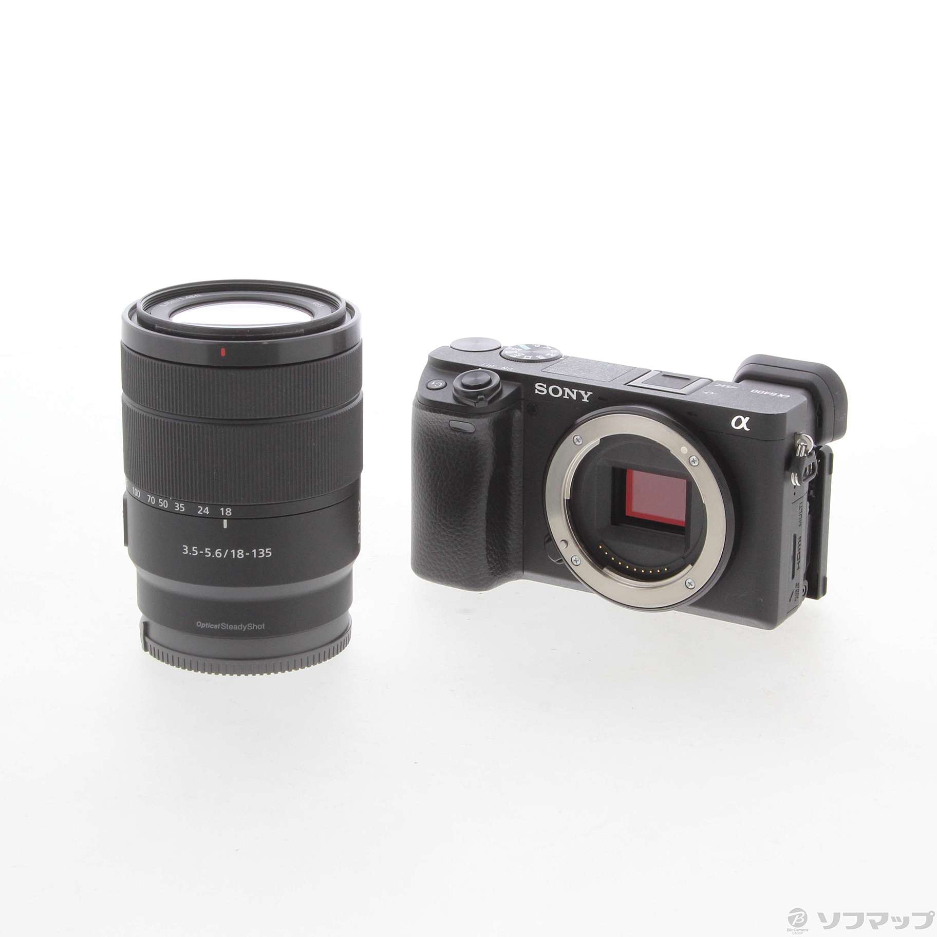 中古品〕 α6400 ILCE-6400M 高倍率ズームレンズキット ブラック｜の