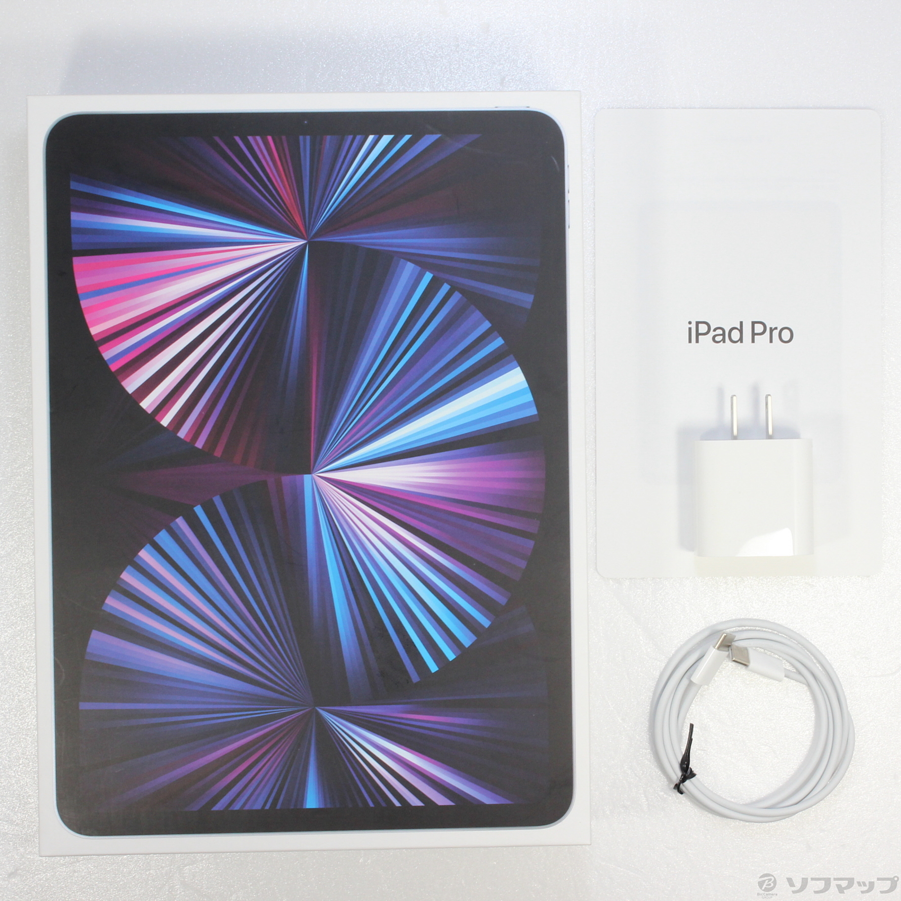 中古】iPad Pro 11インチ 第3世代 512GB シルバー MHQX3J／A Wi-Fi