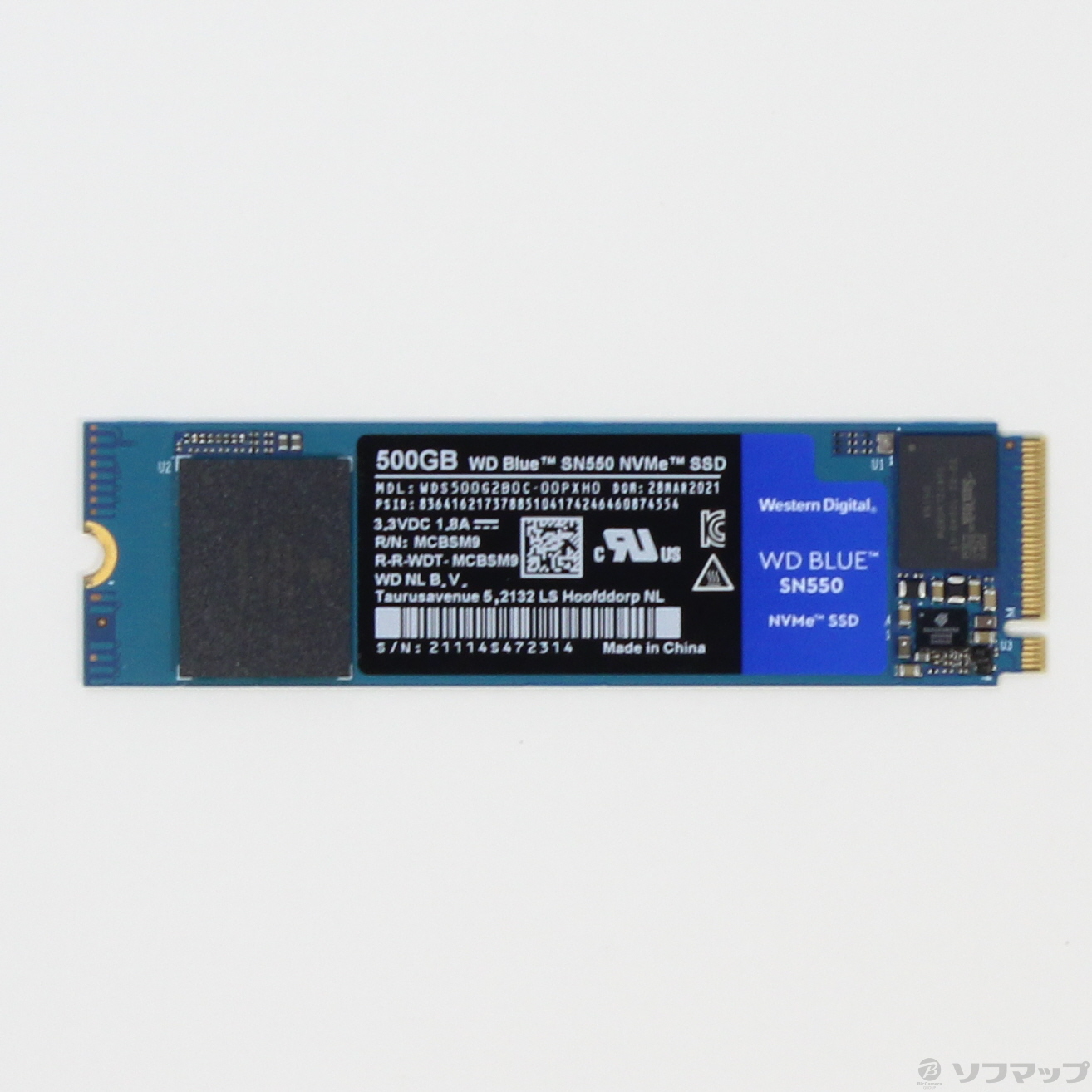 WD BLUE SN550 NVMe SSD 500GB