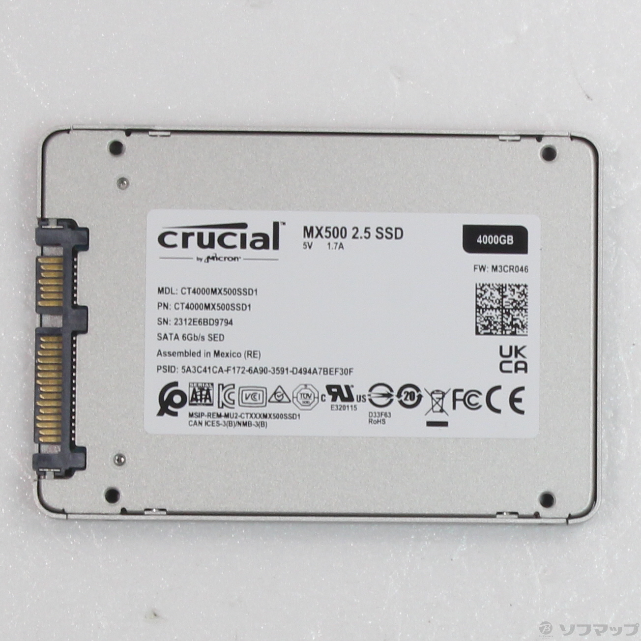 中古】CT4000MX500SSD1／JP [2133049451842] - リコレ！|ビックカメラ