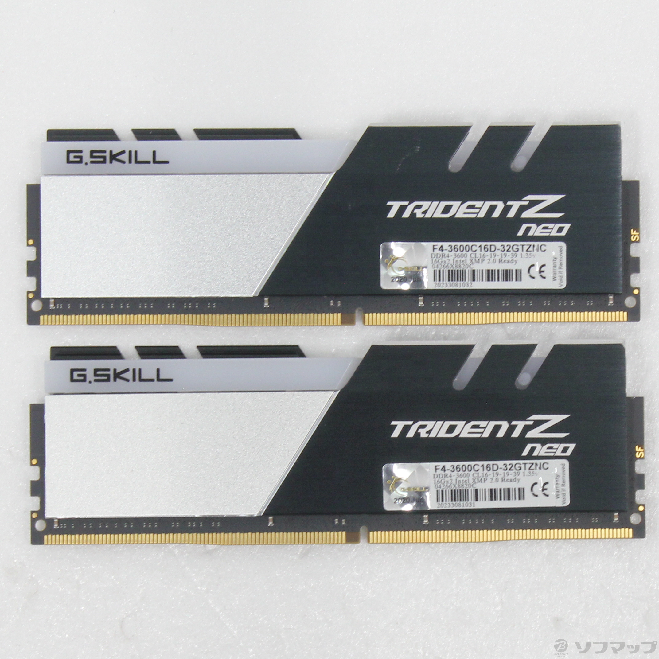 G.Skill F4-3600C16D-32GTZNC DDR4 32GB - PCパーツ