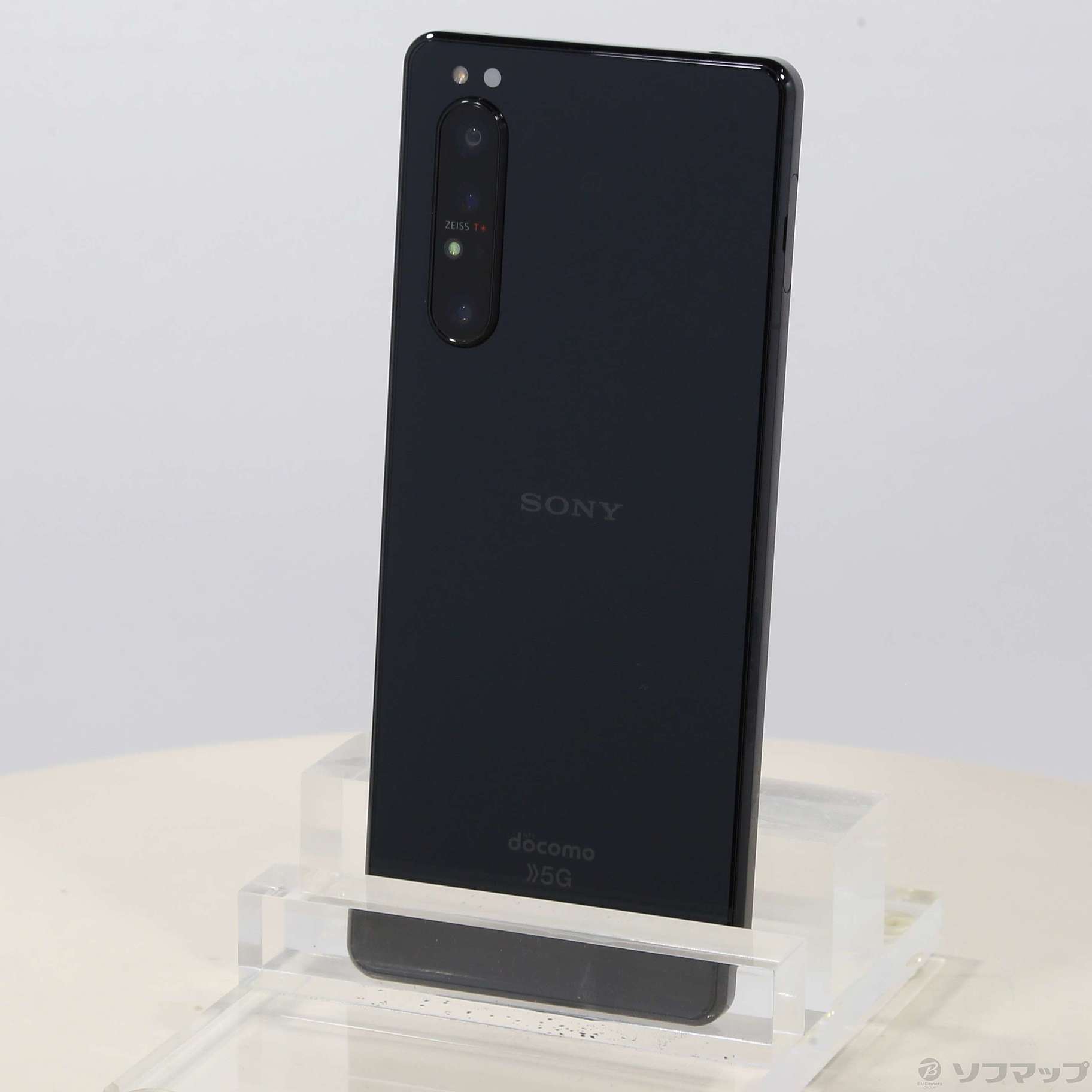 中古品〕 Xperia 1 II 128GB ブラック SO-51A docomoロック解除SIM