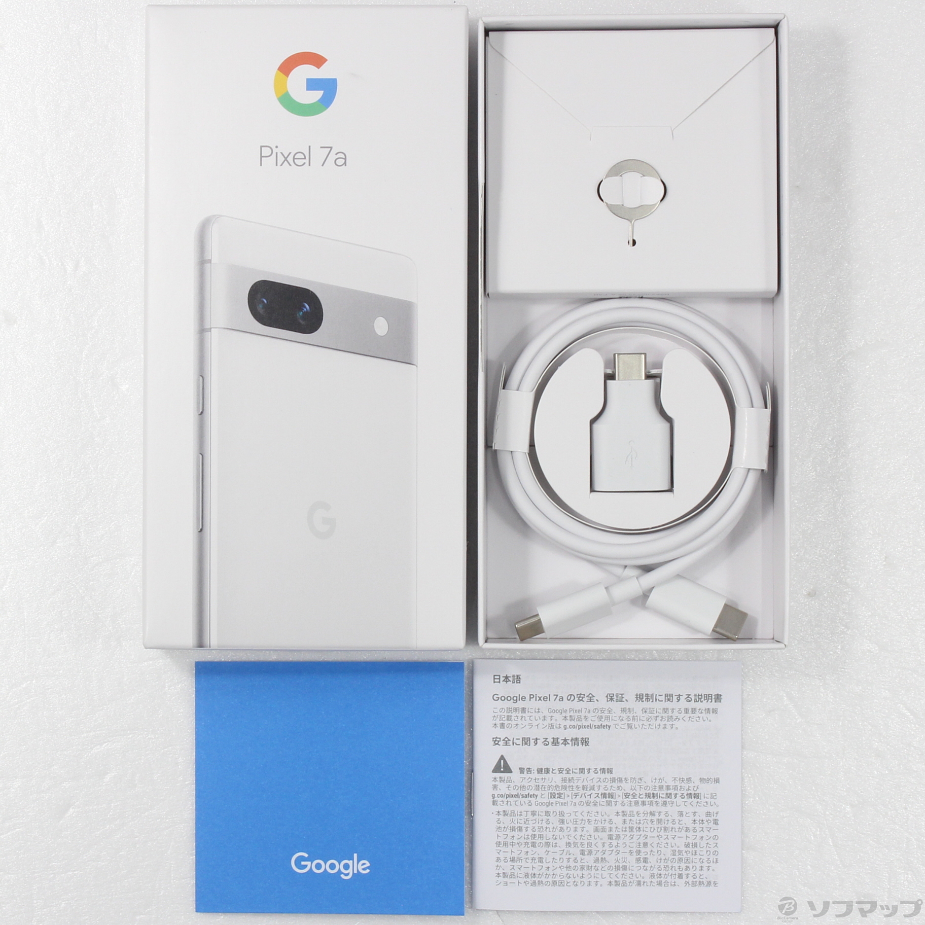 Google Pixel 7a 128GB スノー GA04274-JP docomoロック解除SIMフリー