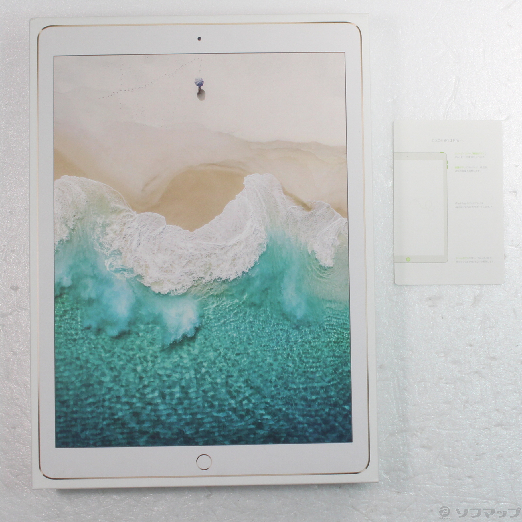 中古】iPad Pro 12.9インチ 第2世代 64GB ゴールド MQDD2J／A Wi-Fi