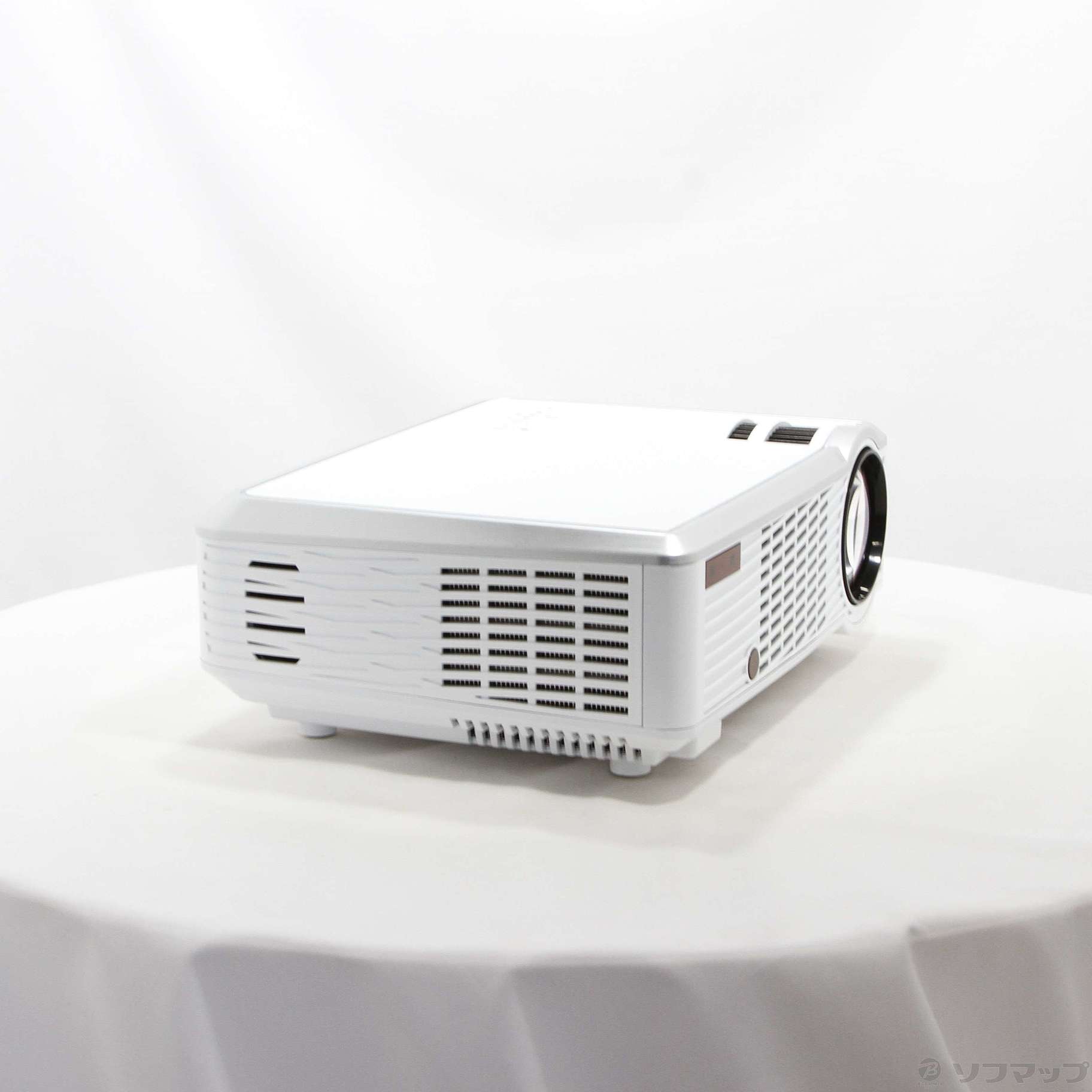 LEDプロジェクター RA-P2000 ホワイト -お取り寄せ- 0153-4547035345134-ds 高輝度 LED ホームプロジェクター 30-120インチ リモコン