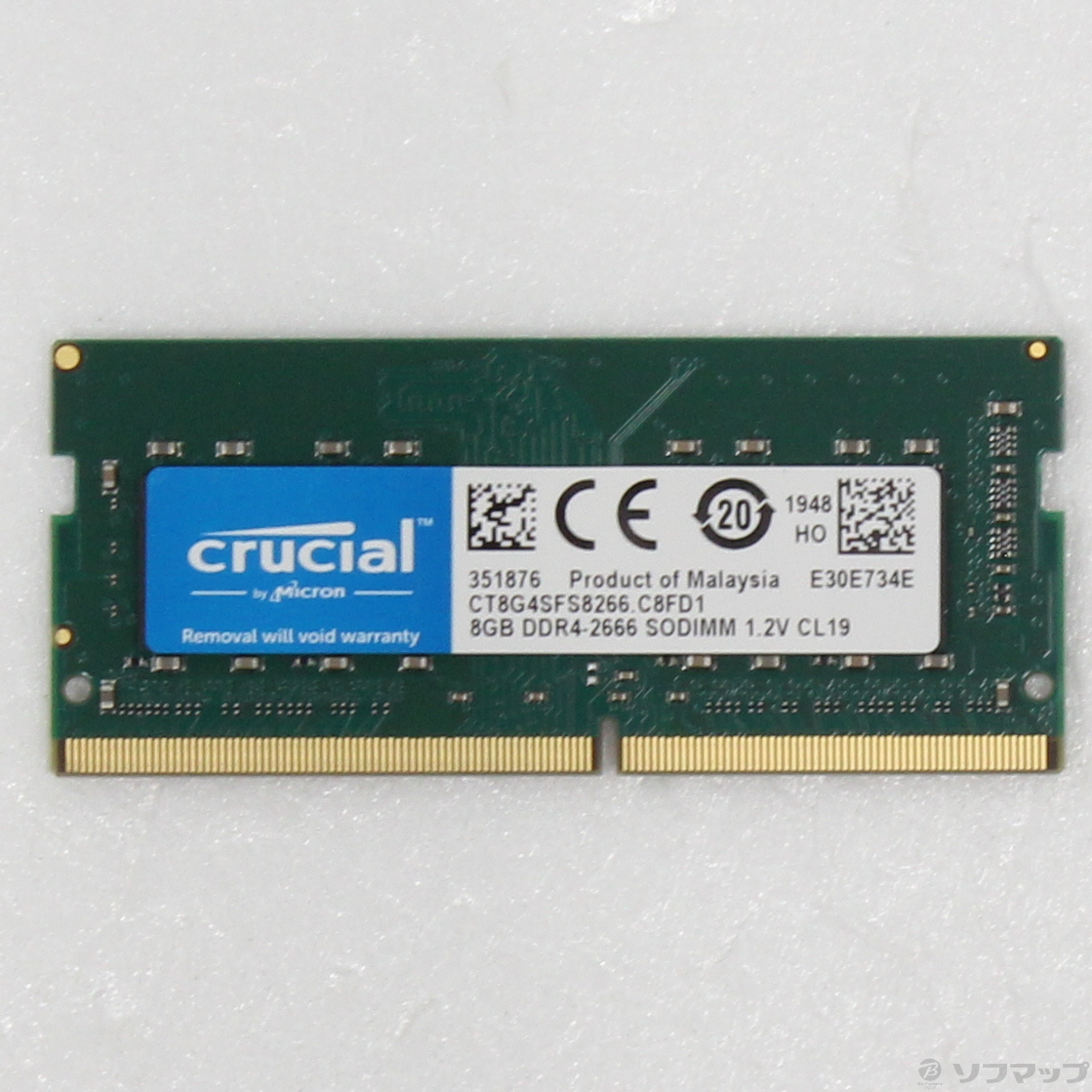 Crucial ノートPC用メモリ 8GB CT8G4SFS8266