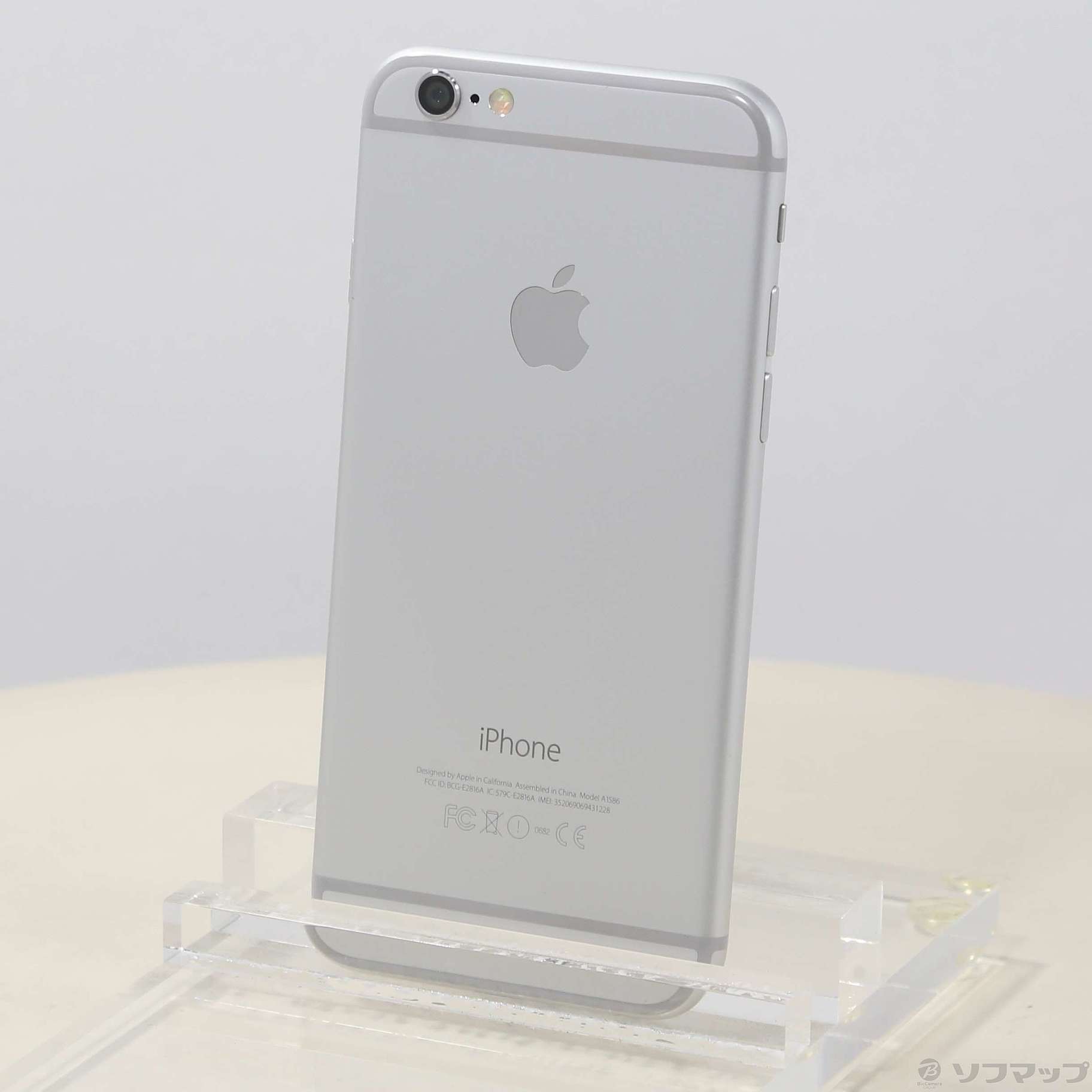 iPhone 6 Silver 16 GB Softbank - 携帯電話