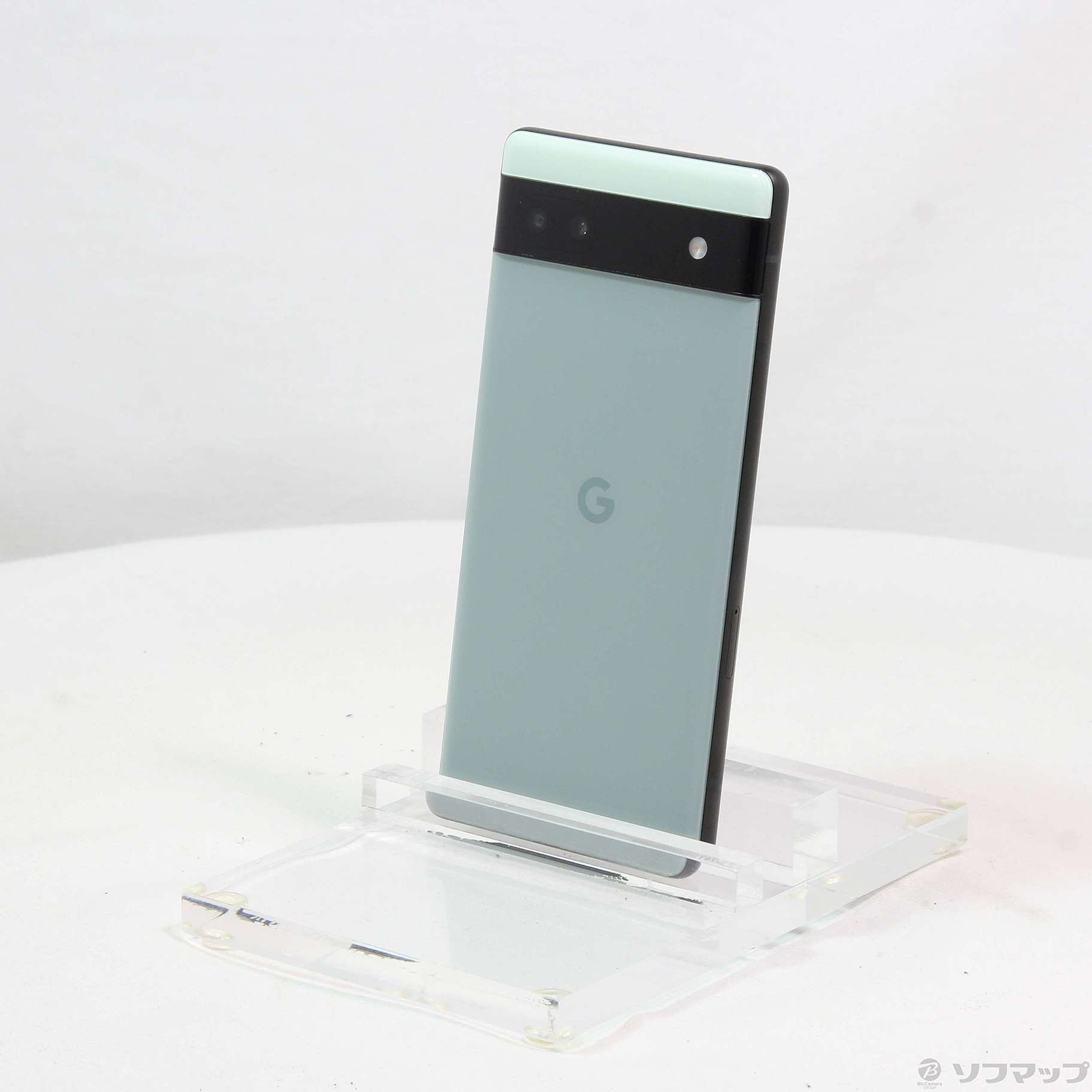 中古品〕 Google Pixel 6a 128GB セージ GB17L auロック解除SIMフリー