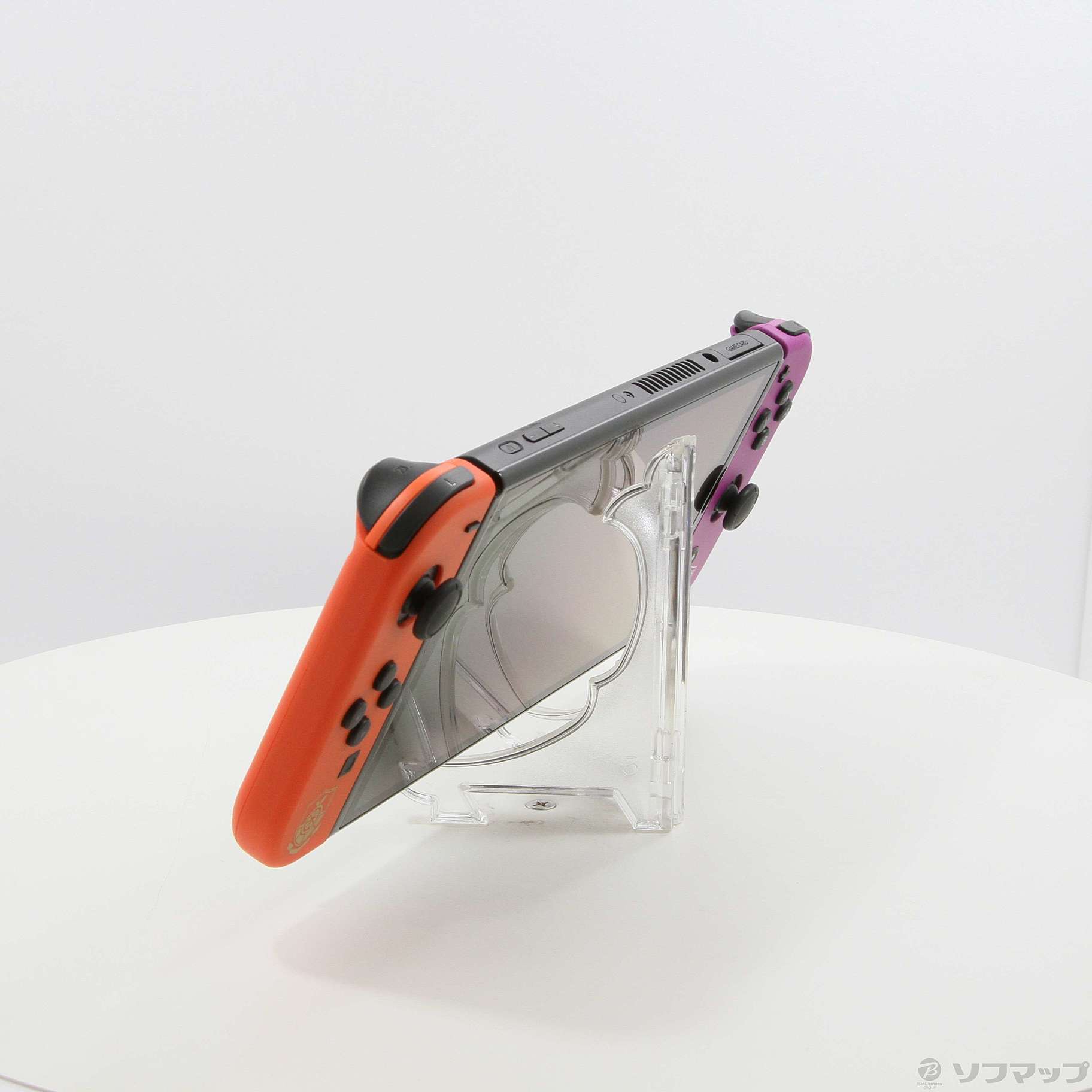 中古】Nintendo Switch (有機ELモデル) スカーレット・バイオレット