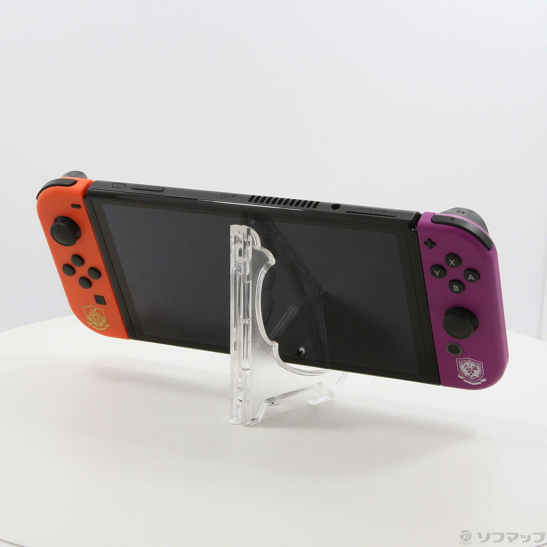 中古】Nintendo Switch (有機ELモデル) スカーレット・バイオレット