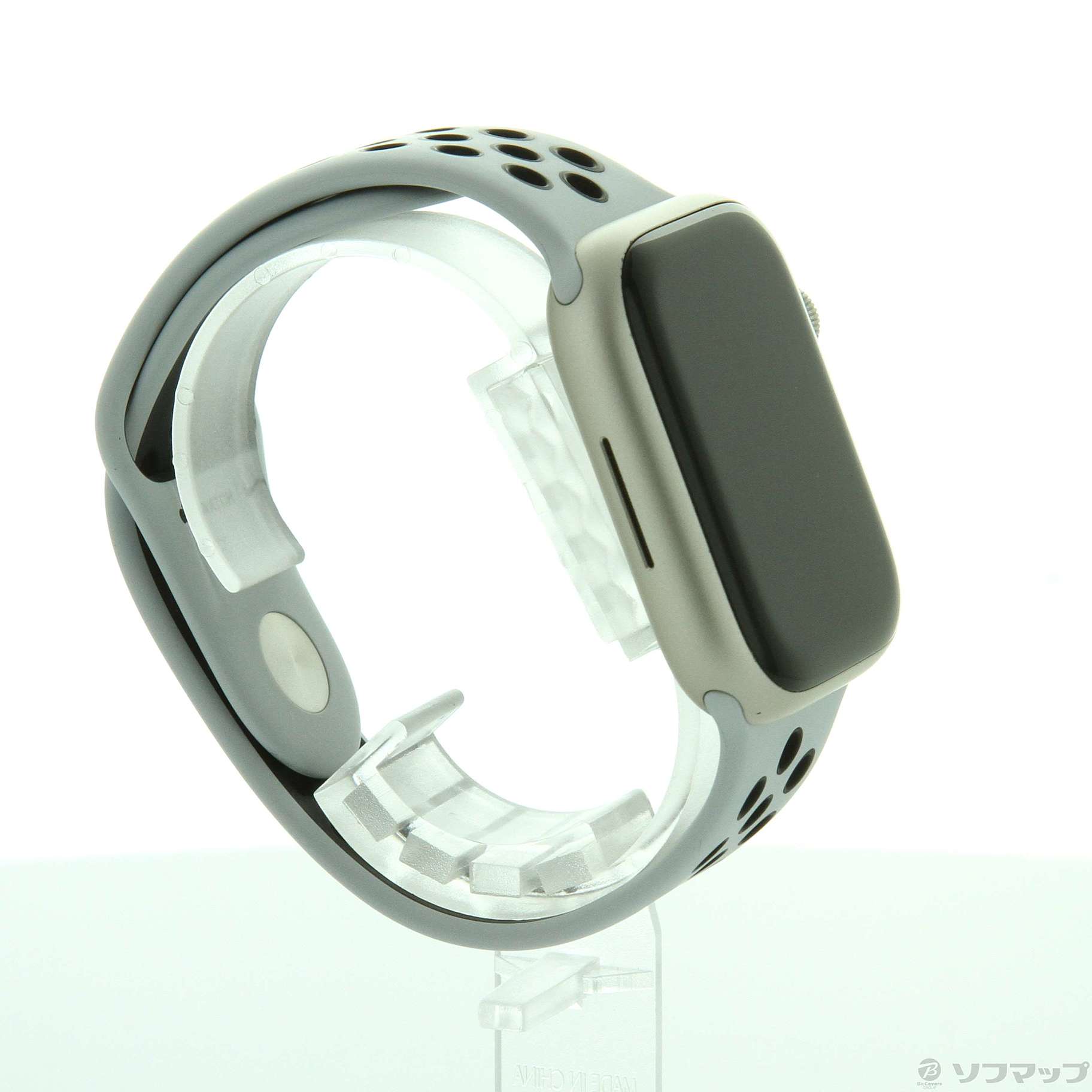 中古】Apple Watch Series 7 Nike GPS 45mm スターライトアルミニウム