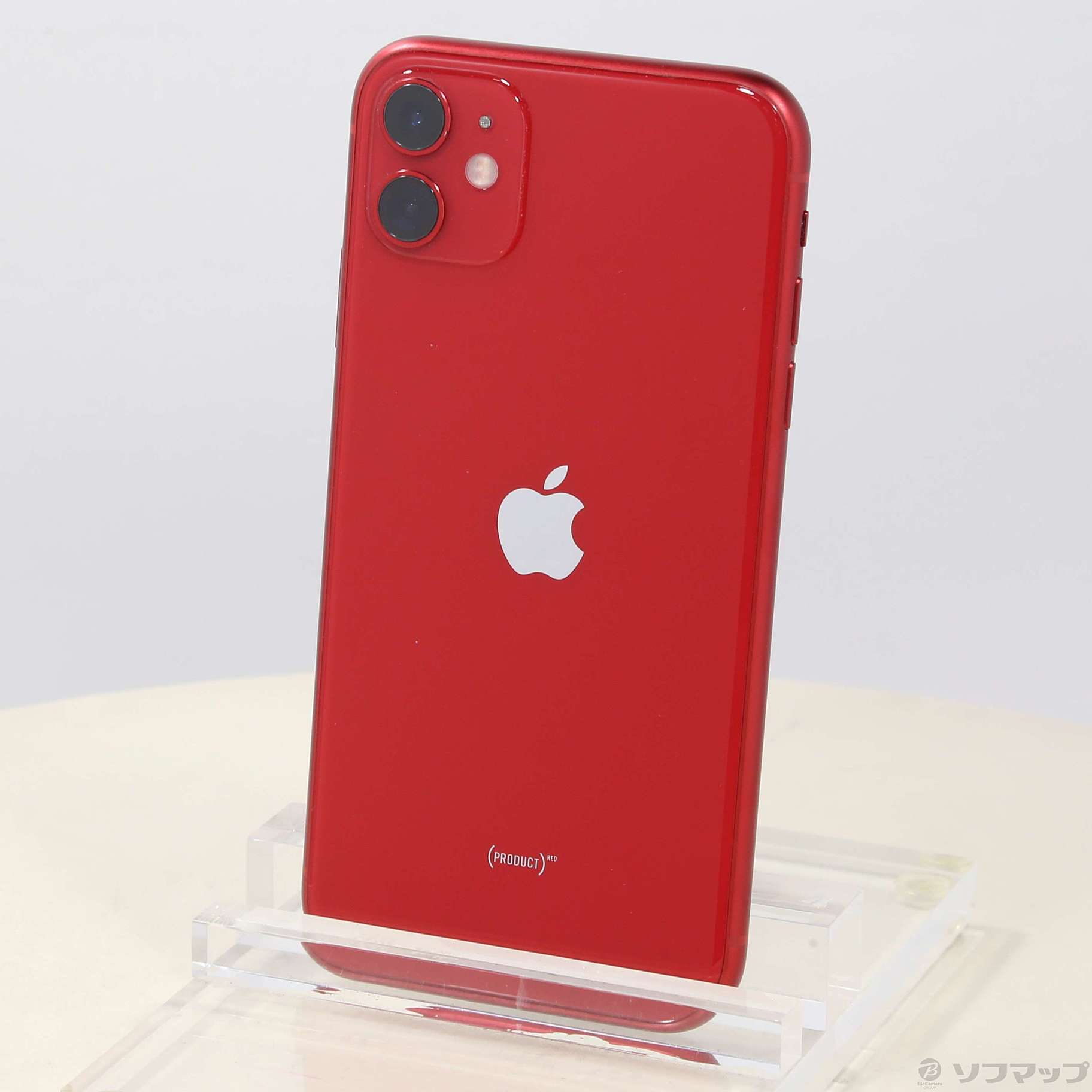 中古】iPhone11 64GB プロダクトレッド MWLV2J／A SIMフリー