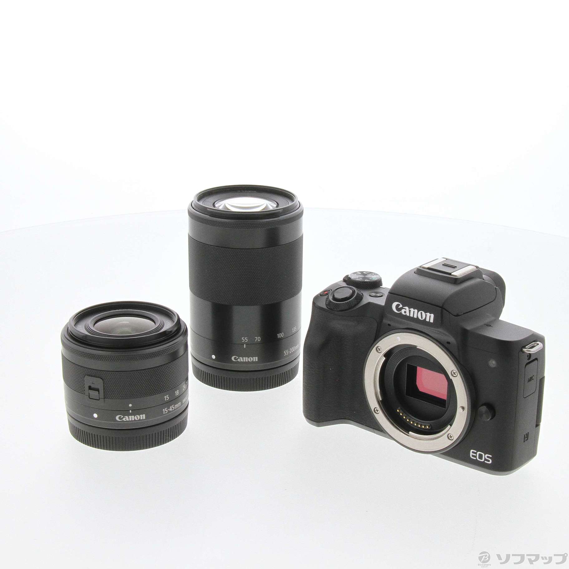 Canon EOS kissM ブラック ダブルズームキット