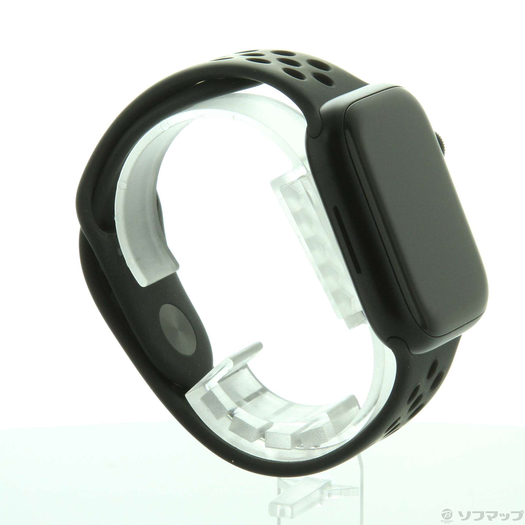 Apple Watch Nike Series 7（GPSモデル）- 45mmミッドナイトアルミニウムケースとアンスラサイト/ブラックNikeスポーツバンド Apple Watch Nike Series 7 GPS + Cellular, 41mm Midnight Aluminum
