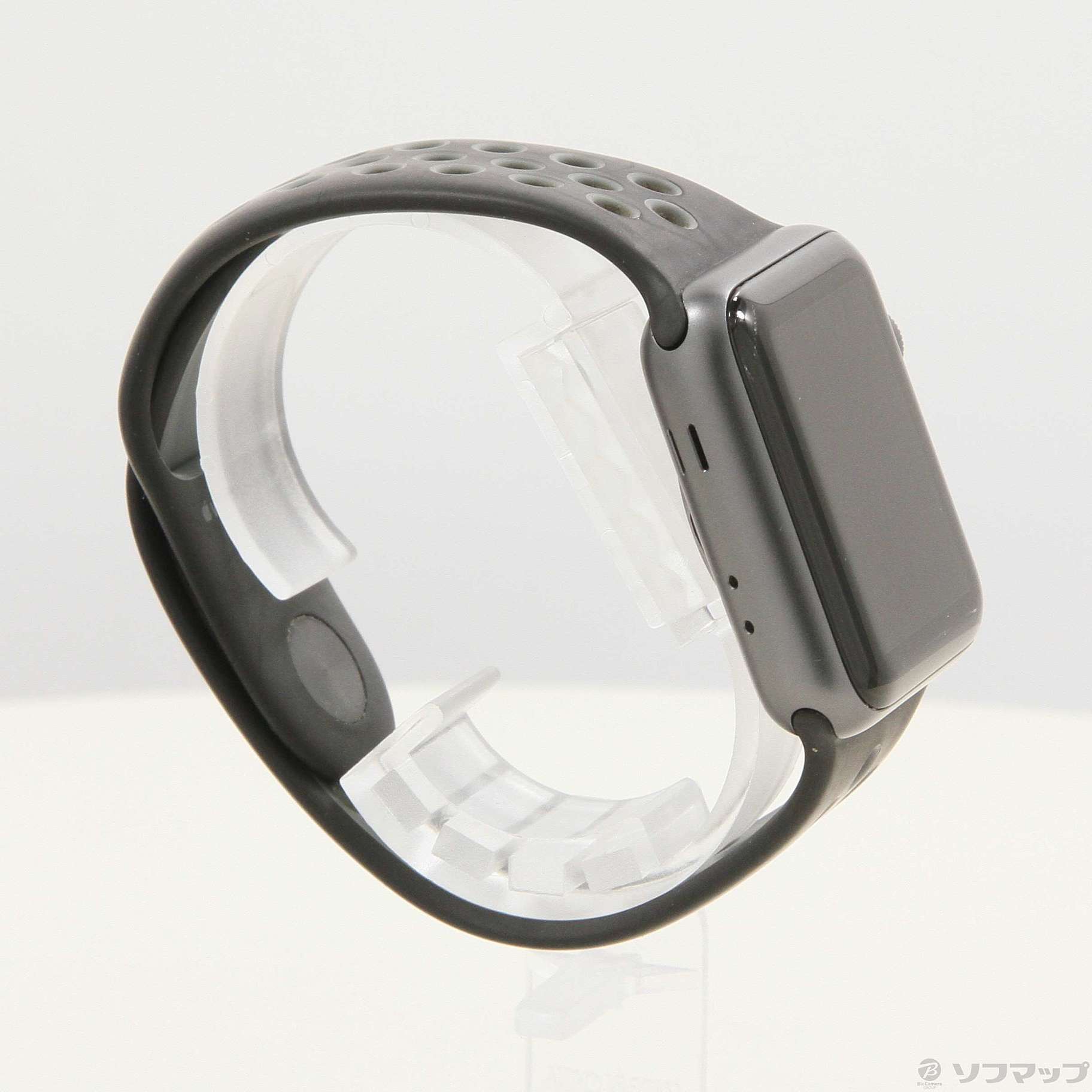 Apple Watch Series 2 Nike+ 38mm スペースグレイアルミニウムケース ブラック／クールグレーNikeスポーツバンド