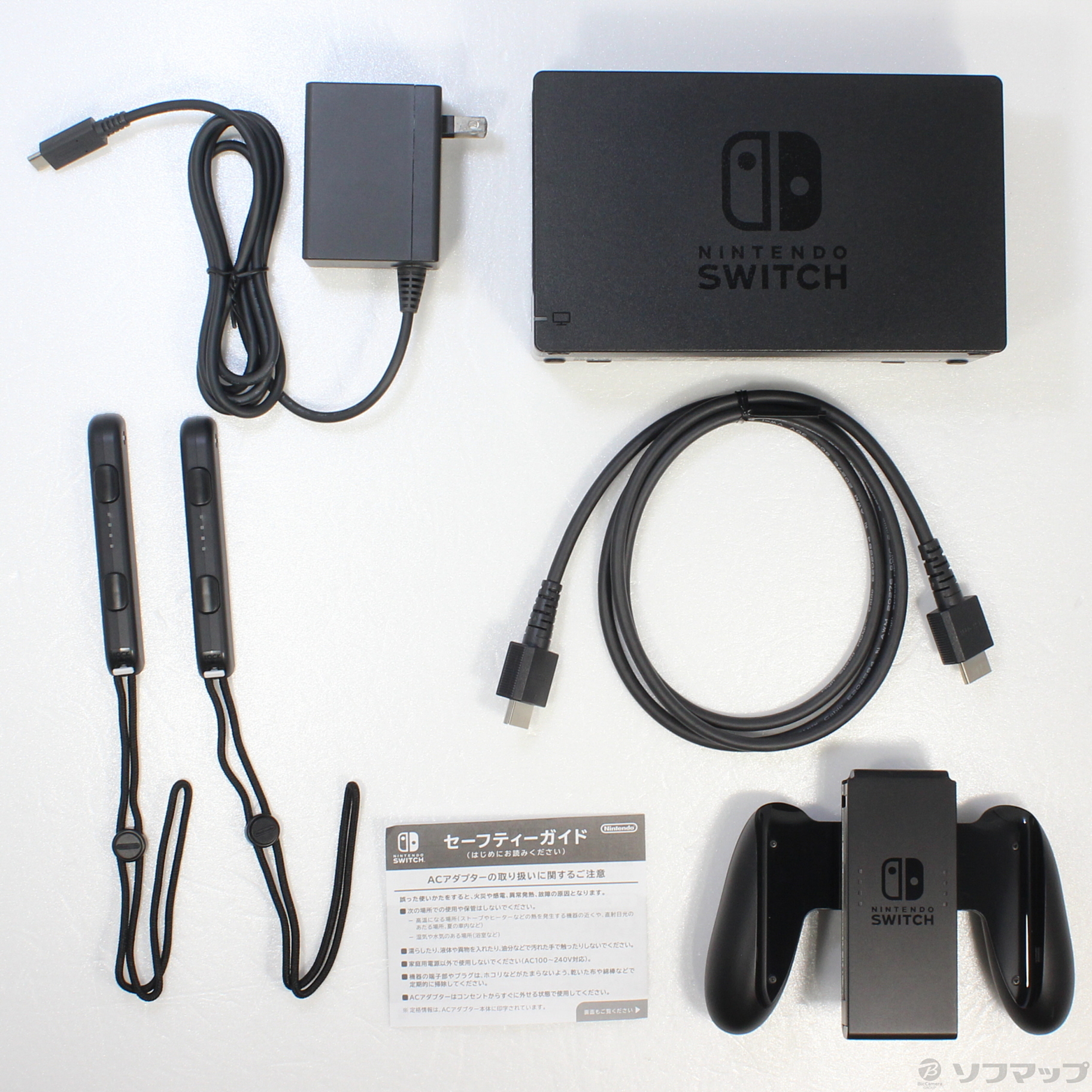 中古】Nintendo Switch Joy-Con (L) ／ (R) グレー (2019年8月