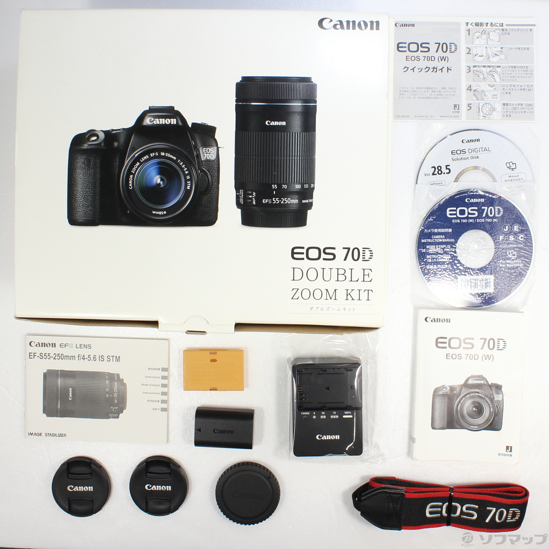 Canon EOS 70D(W) Wズームキット-