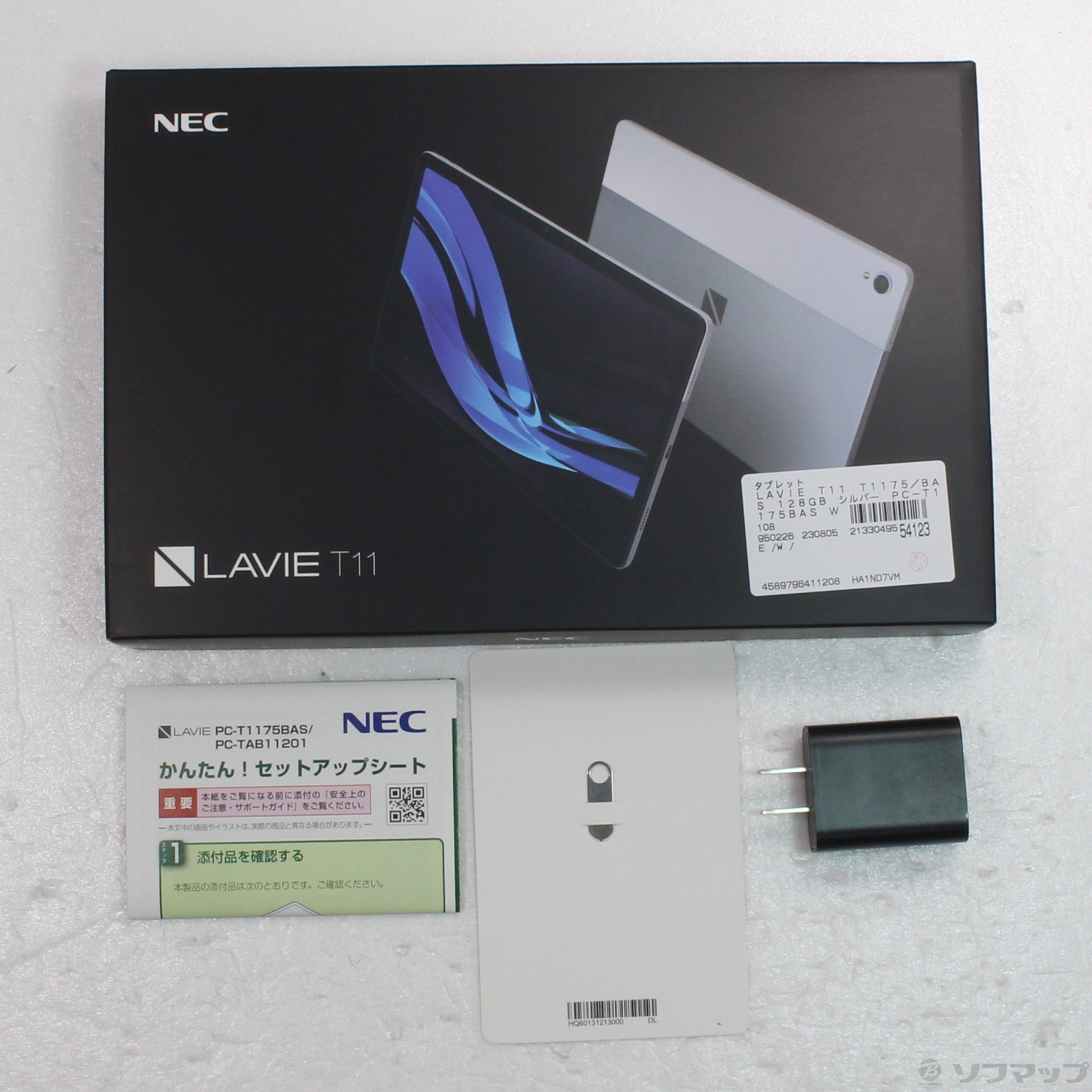 中古品〕 LAVIE T11 T1175／BAS 128GB シルバー PC-T1175BAS Wi-Fi｜の