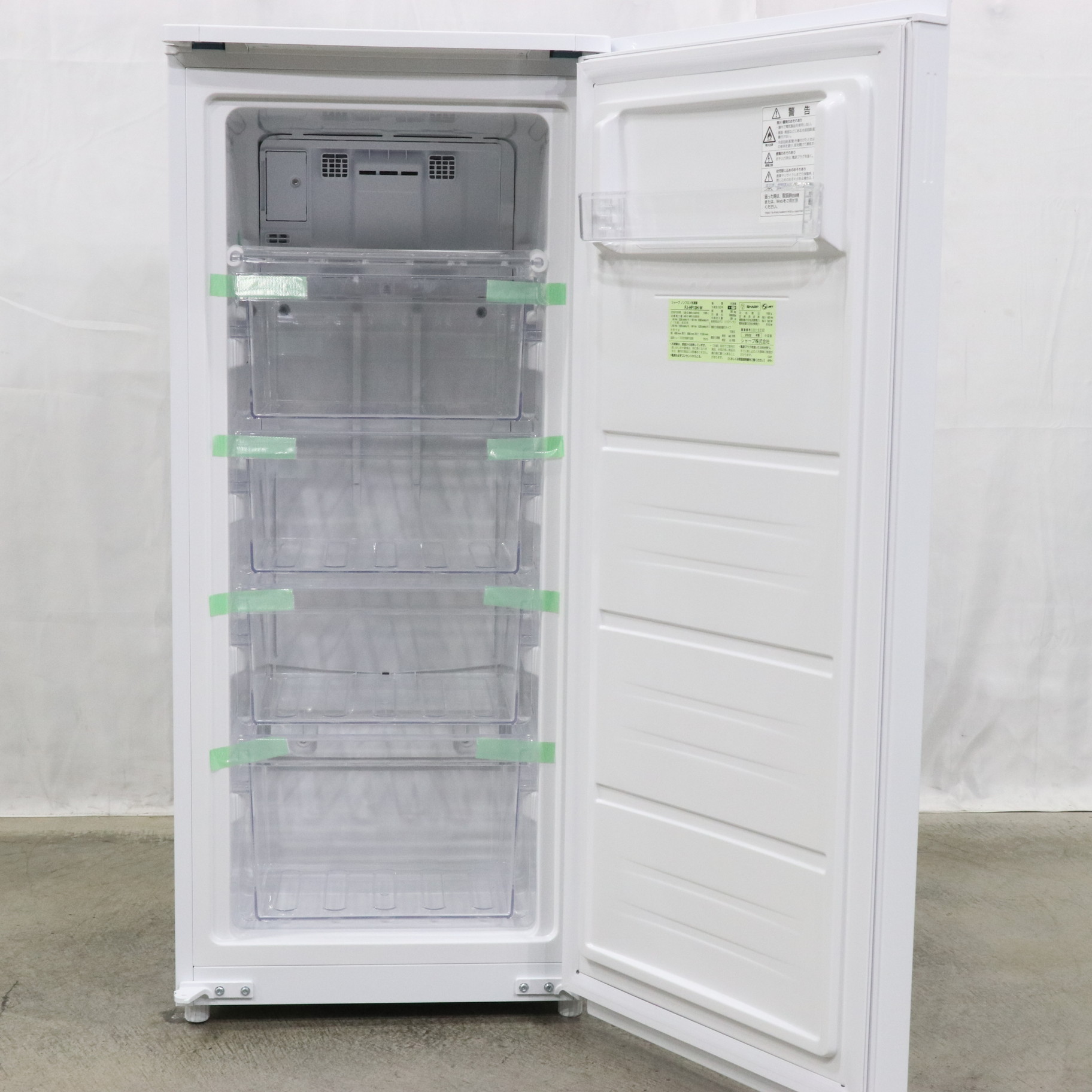 中古】〔展示品〕 冷凍庫 スノーホワイト FJ-HF13H-W ［1ドア ／右開き 