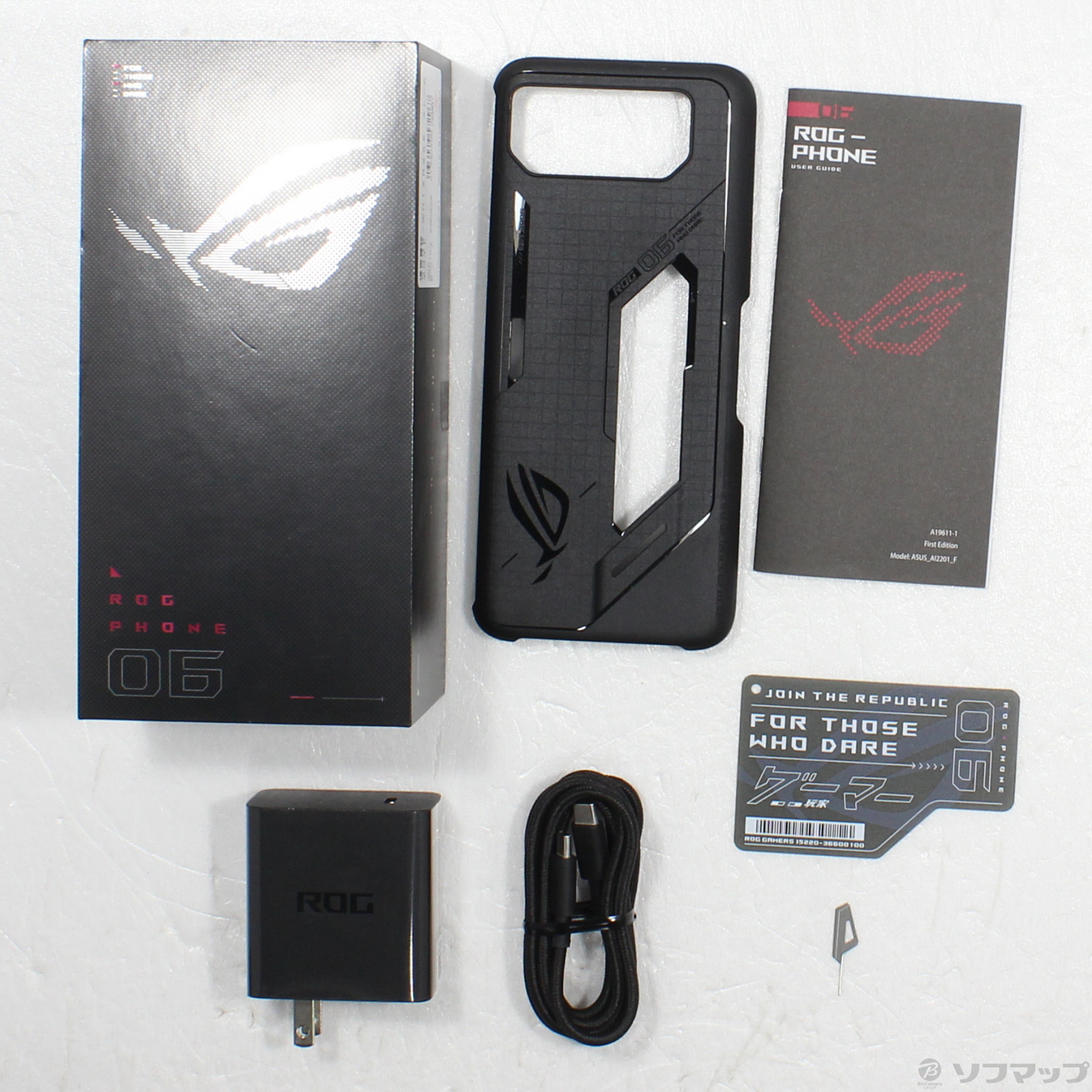 ROG Phone 6 256GB ストームホワイト ROG6-WH12R256 SIMフリー