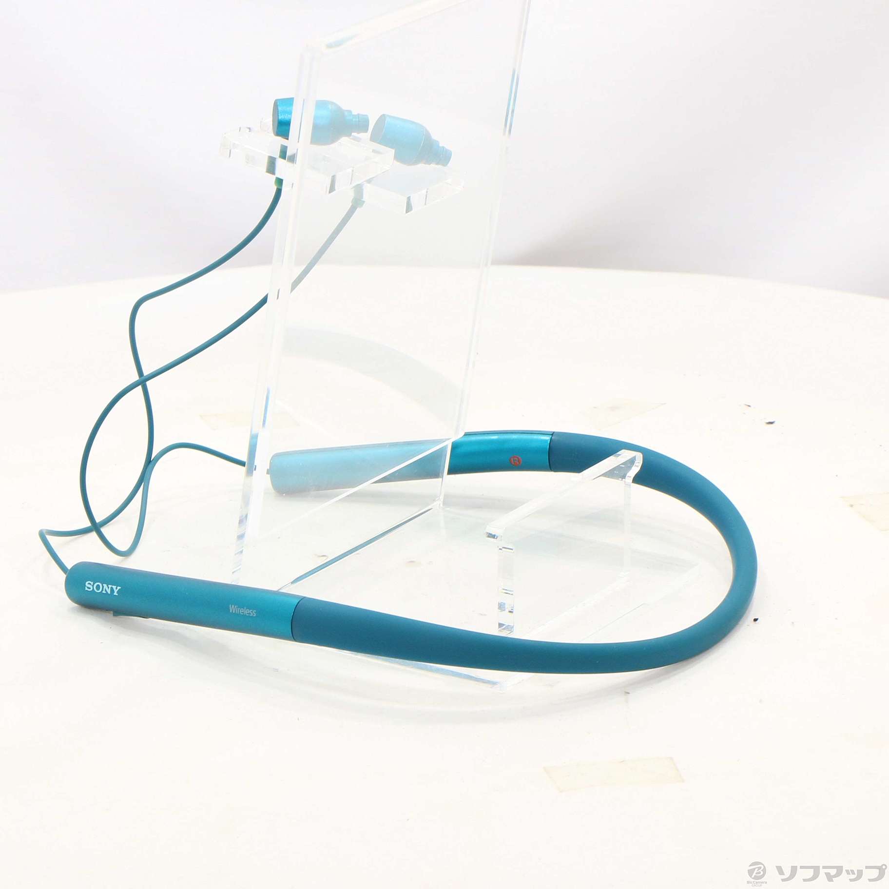 中古】h.ear in Wireless MDR-EX750BT L ビリジアンブルー