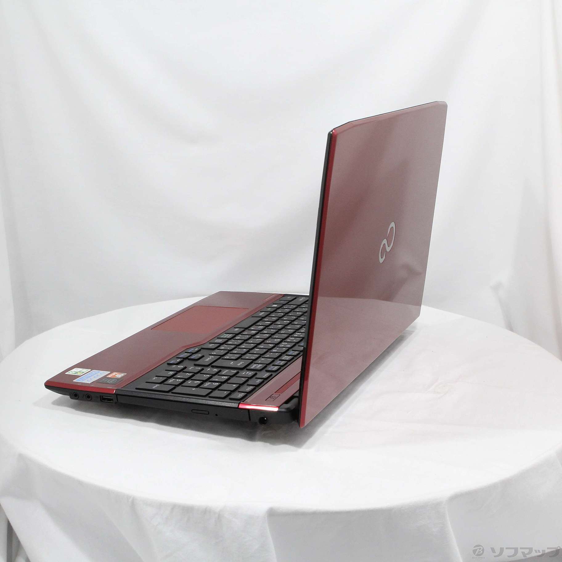 中古】格安安心パソコン LIFEBOOK AH45／R FMVA45RRP ルビーレッド